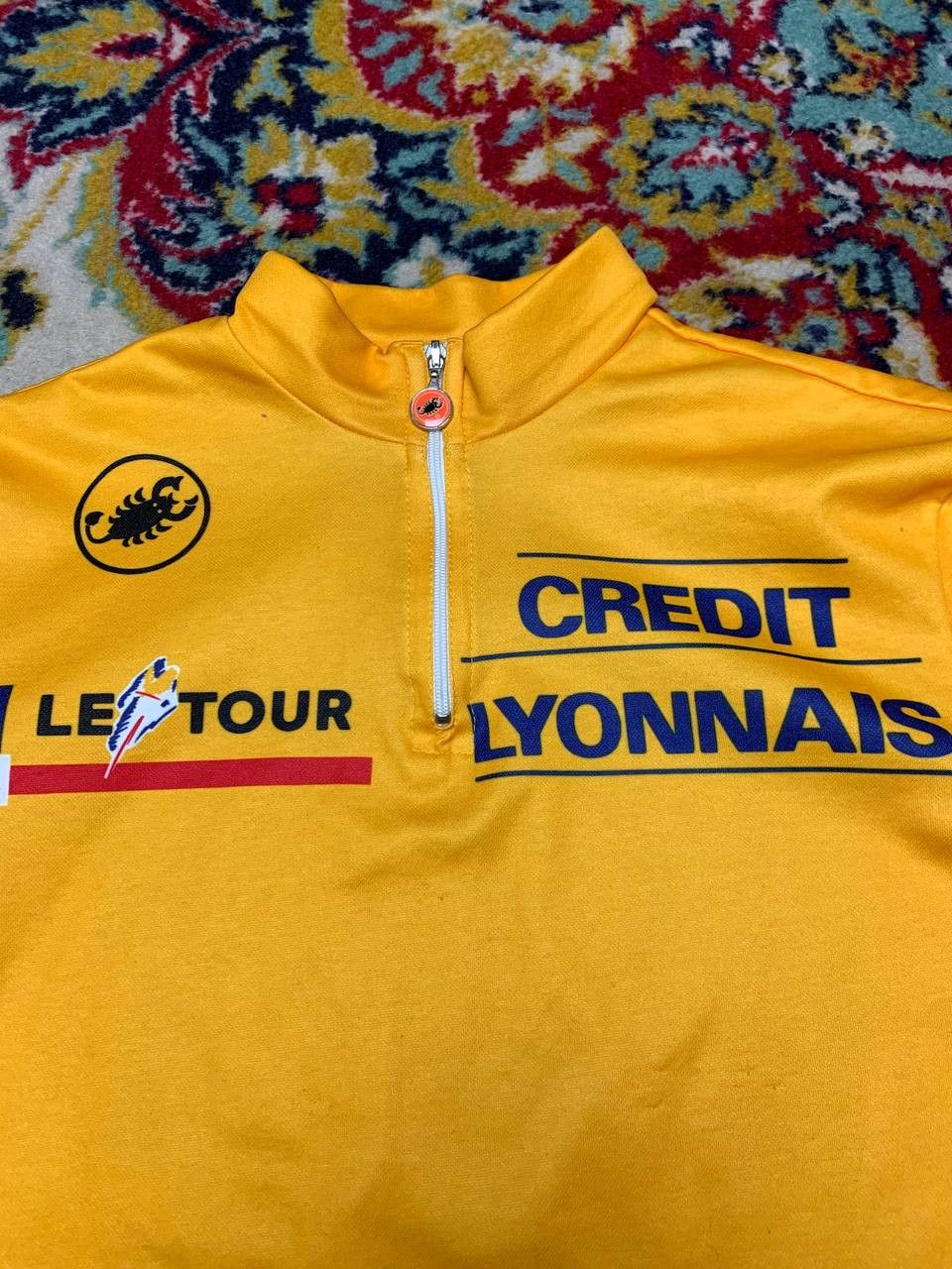 Vintage Tour de France 1991 Miguel Indurain Banesto Special Jersey Size US S / EU 44-46 / 1 - 2 Thumbnail