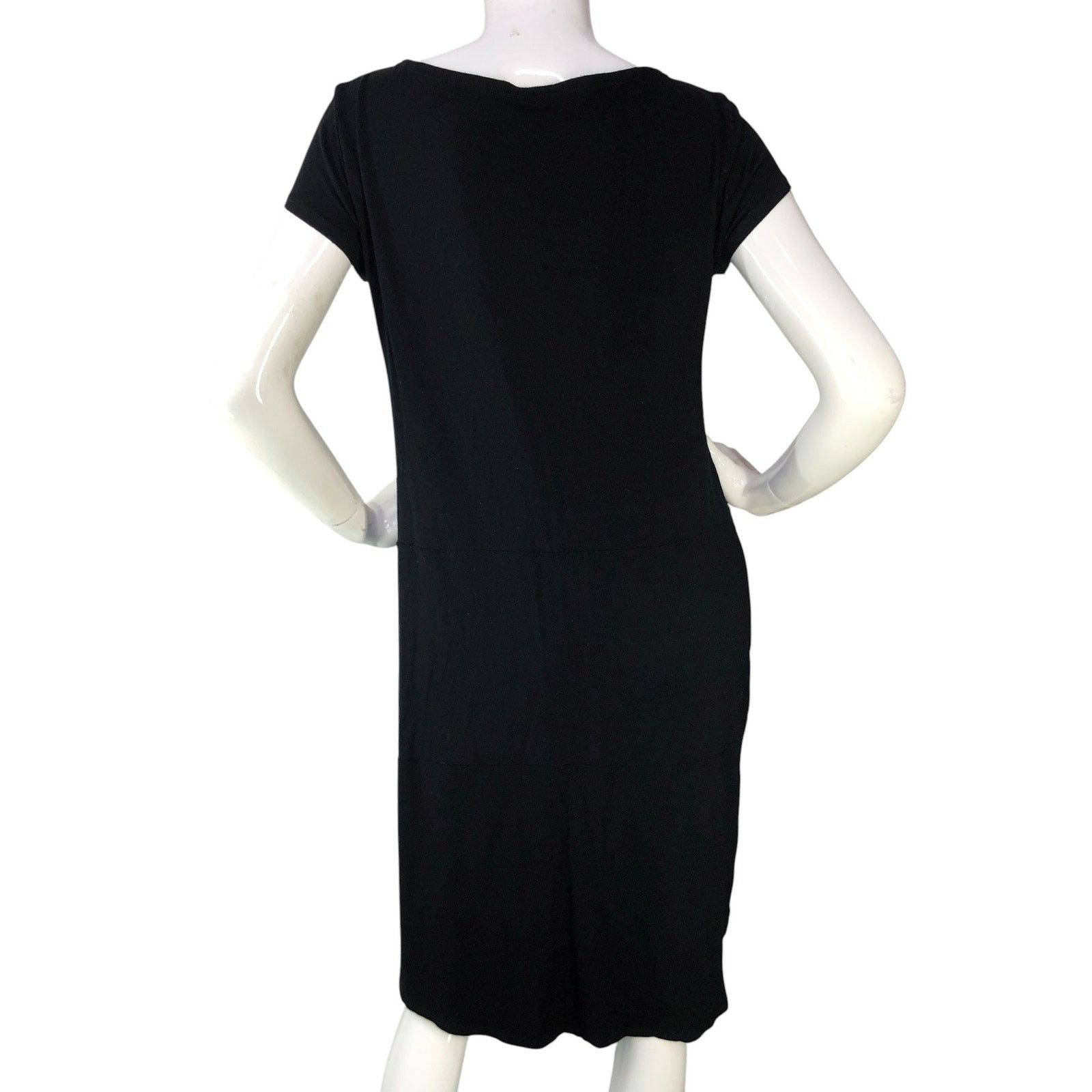 Eileen Fisher Eileen Fisher Size S Dress Viscose Jersey Scoop Neck POCKETS Size S / US 4 / IT 40 - 8 Thumbnail