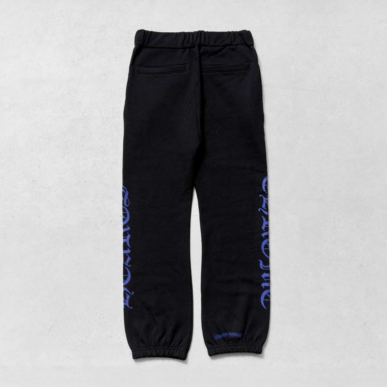 Chrome Hearts CHROME HEARTS Horseshoe Blue Print Sweatpants BLACK Size US 29 - 1 Thumbnail