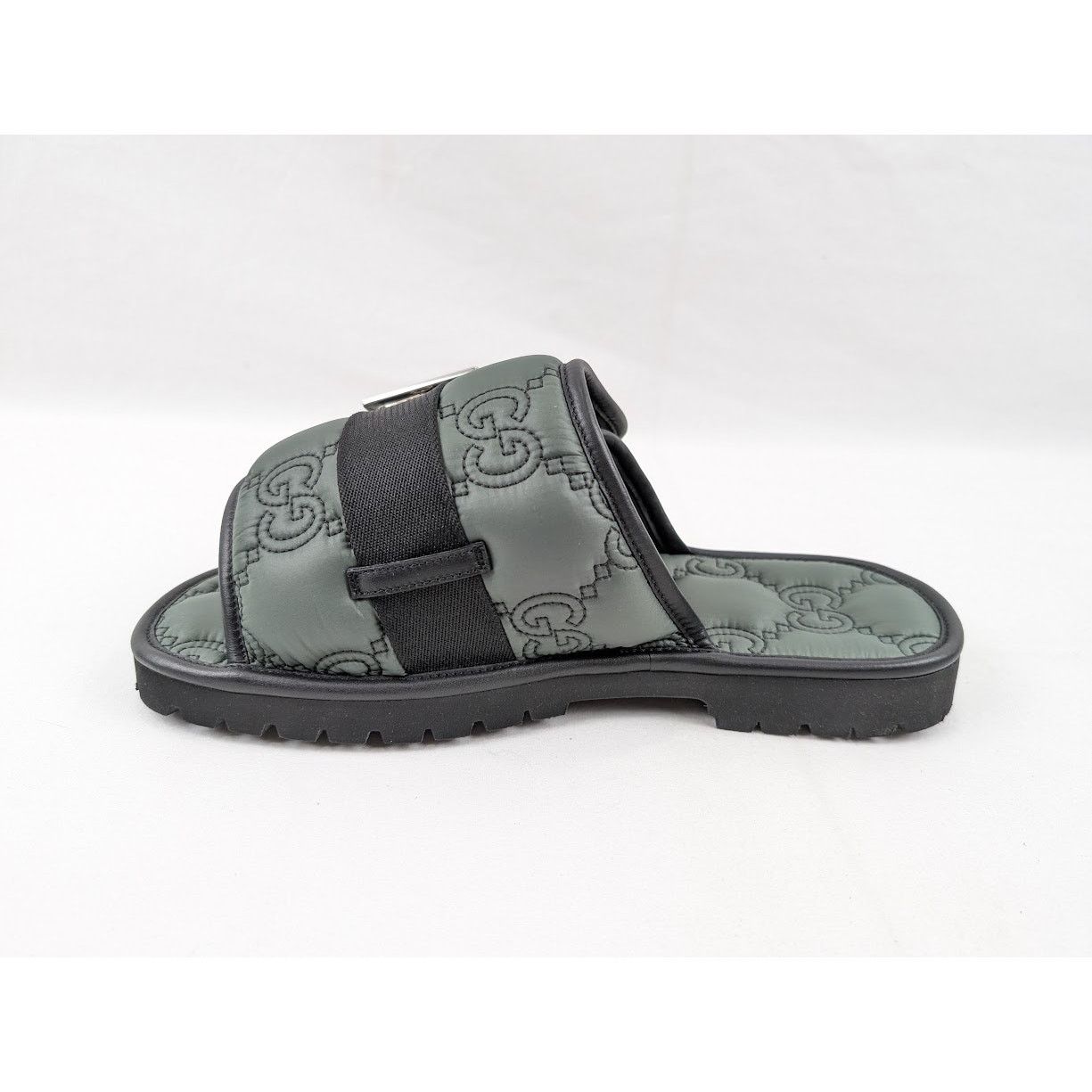 Gucci o1rshd1 Nylon Twenty Slippers in Urban Chic/Black Size US 8.5 / EU 41-42 - 7 Thumbnail