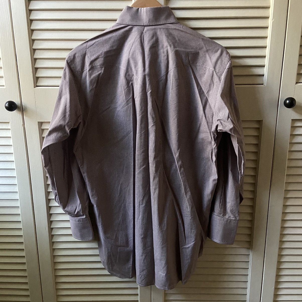 Designer Lyle Lovett Hamilton Purple Button Up Dress Shirt Western Size US M / EU 48-50 / 2 - 7 Thumbnail
