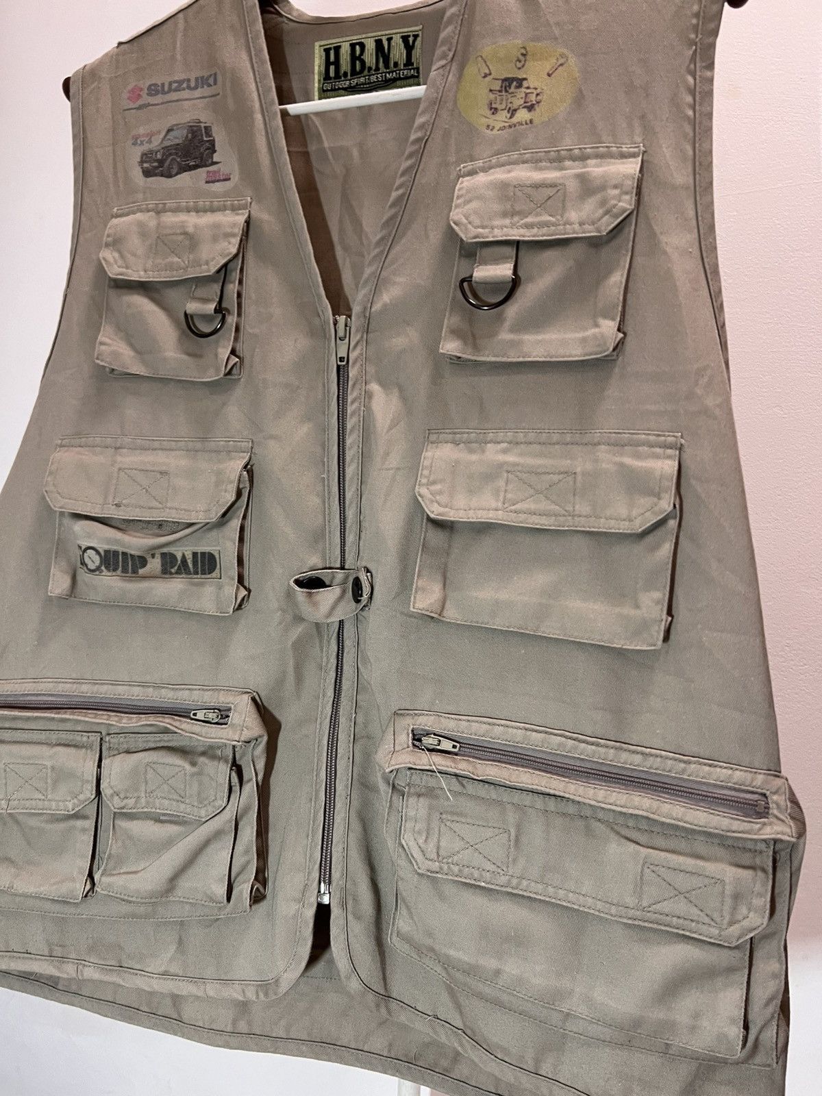 Japanese Brand × Vintage Vintage beige vest Suzuki multi pocket Size US M / EU 48-50 / 2 - 3 Thumbnail