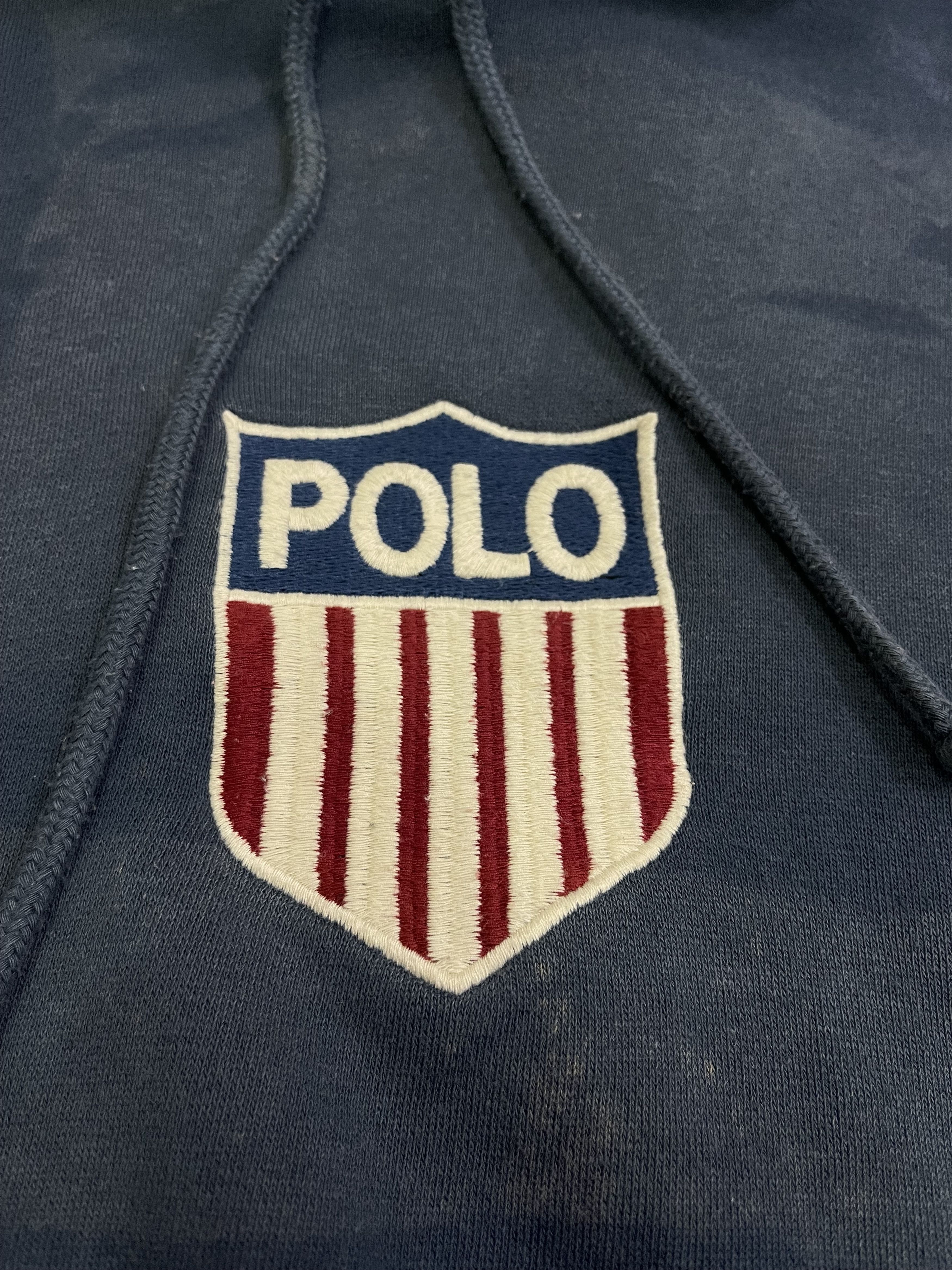 Polo Ralph Lauren × RRL Ralph Lauren × Vintage Vintage Polo K Swiss Hoodie Faded of the day Travis Scott Size US L / EU 52-54 / 3 - 5 Thumbnail