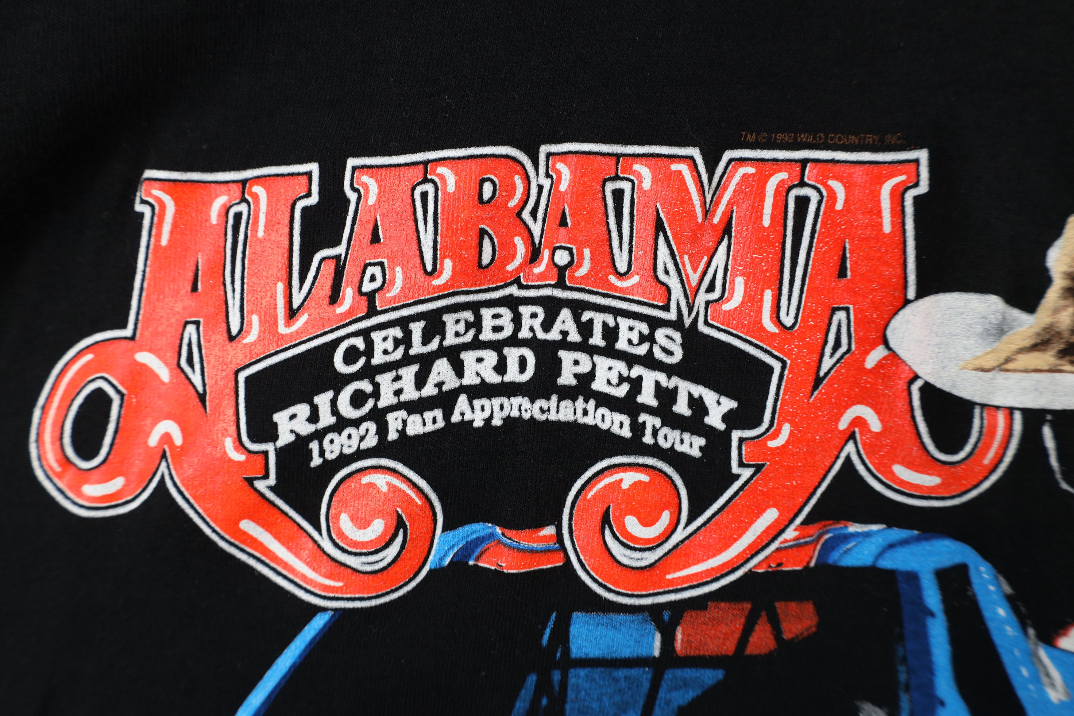 Vintage Vintage 90s NASCAR Racing Alabama Band T-Shirt Black USA Size US XXL / EU 58 / 5 - 5 Thumbnail