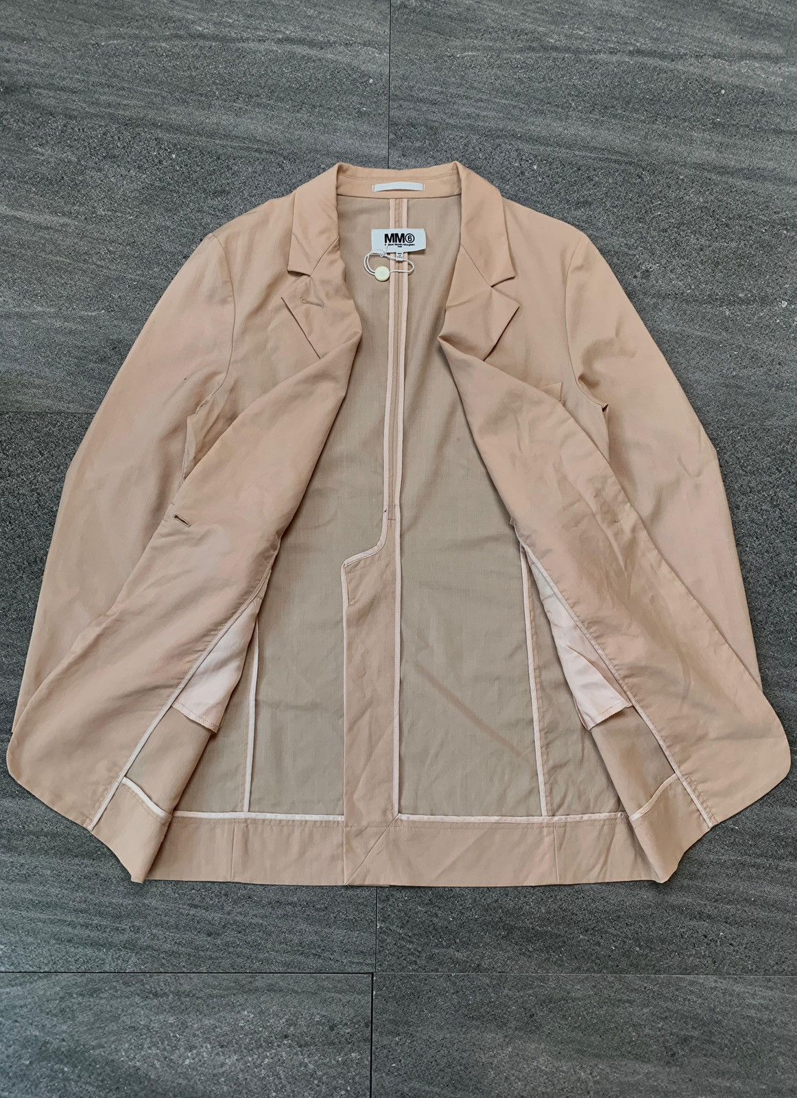 Maison Margiela FREE TAX ! MM6 Peach Light Wool Blazer Jacket Size US S / EU 44-46 / 1 - 5 Thumbnail