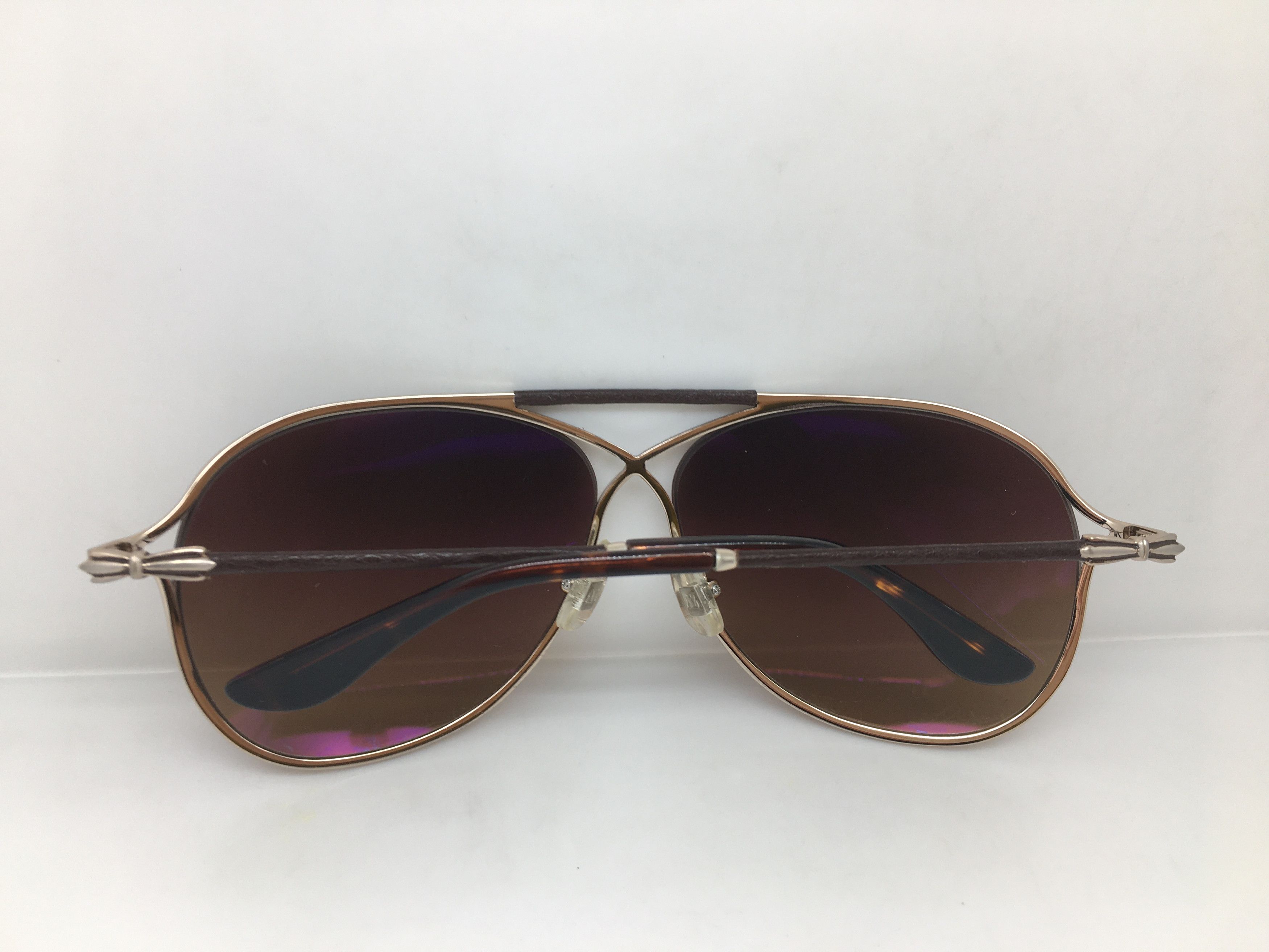 Other Handmade Japan Silver Aviator Sunglasses Pilot A by Amani Size ONE SIZE - 8 Thumbnail