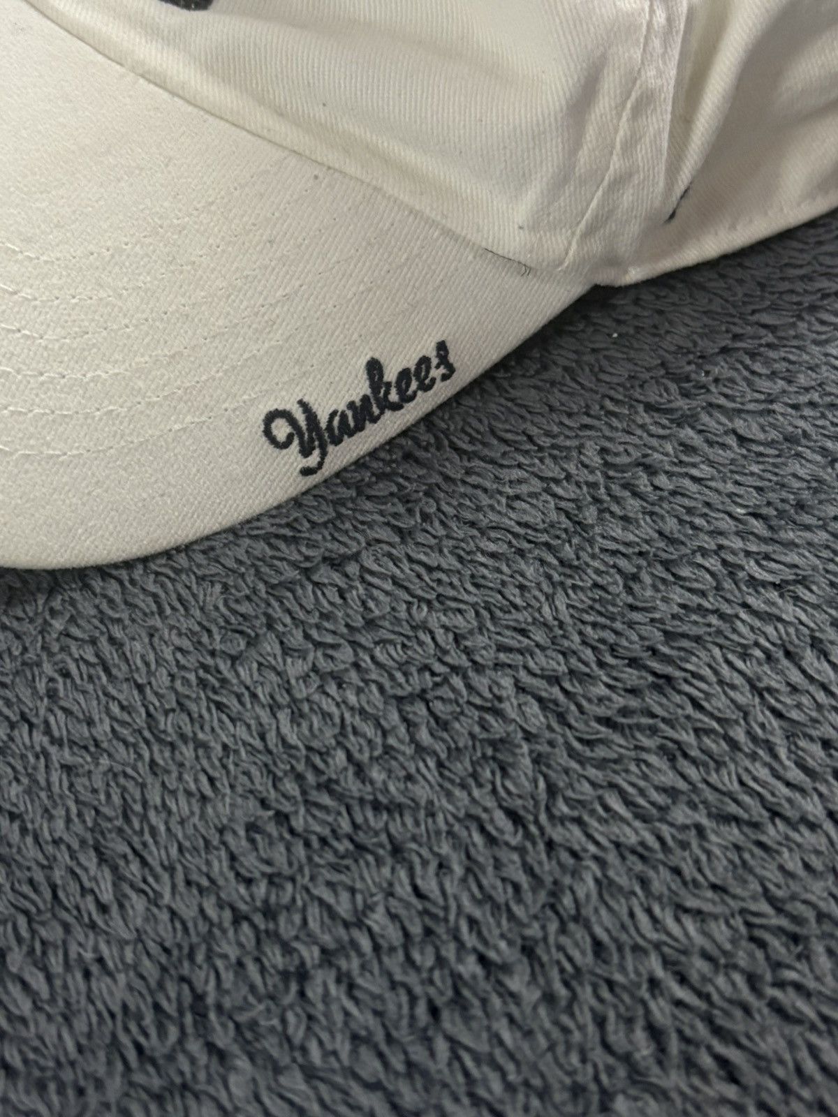 New Era 00s New Era Yankees Vintage Big Logo Retro Hat Cap Rare Size ONE SIZE - 3 Thumbnail