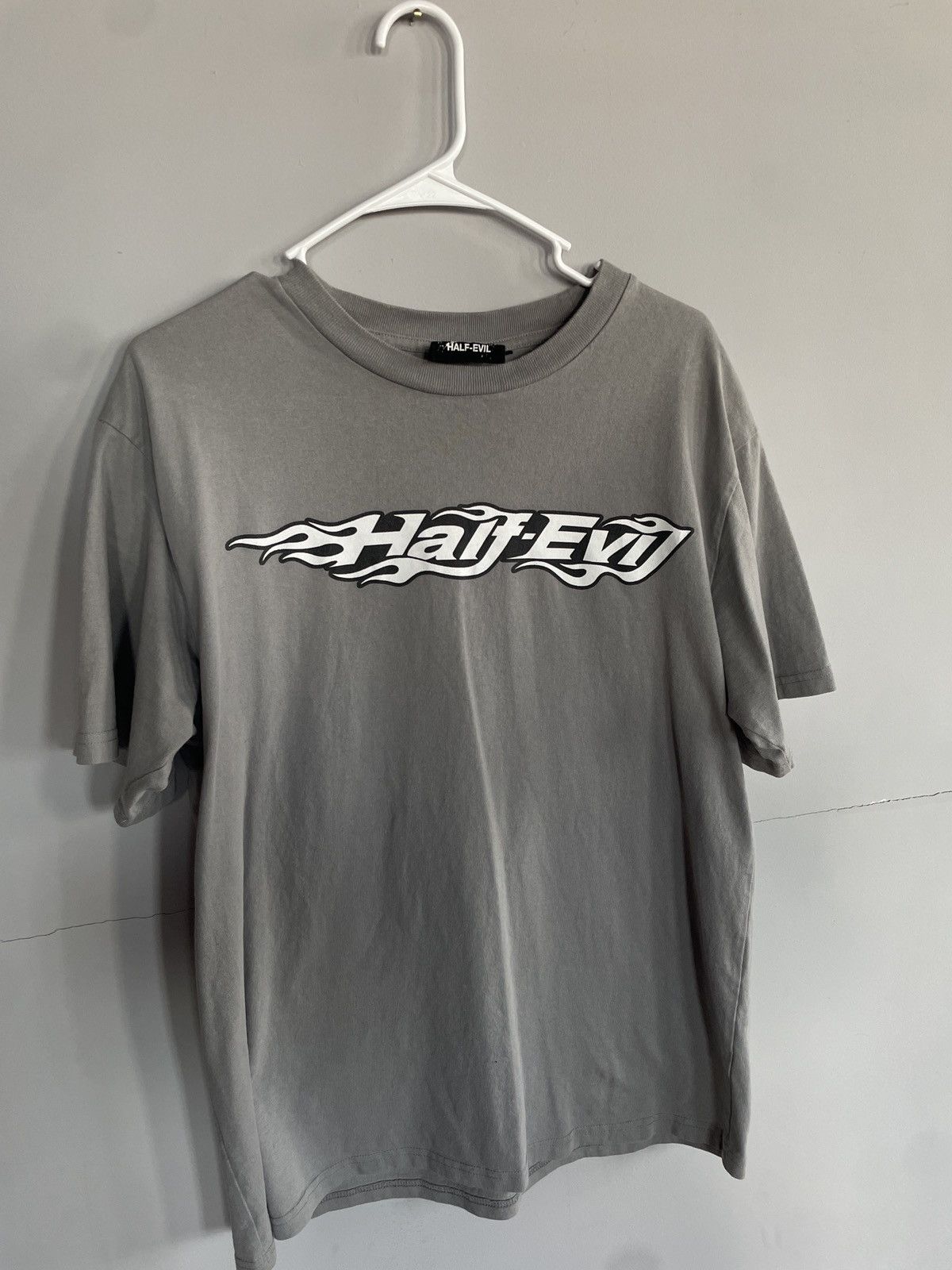Half Evil Half-Evil 333 Flame Logo Tee Grey Size US L / EU 52-54 / 3 - 1 Thumbnail