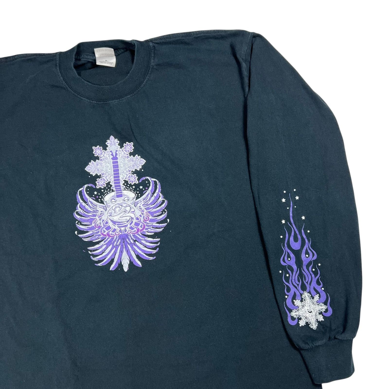 Band Tees × Gildan × Vintage Vintage 2005 Warren Haynes Christmas Jam long sleeve print Size US L / EU 52-54 / 3 - 4 Thumbnail