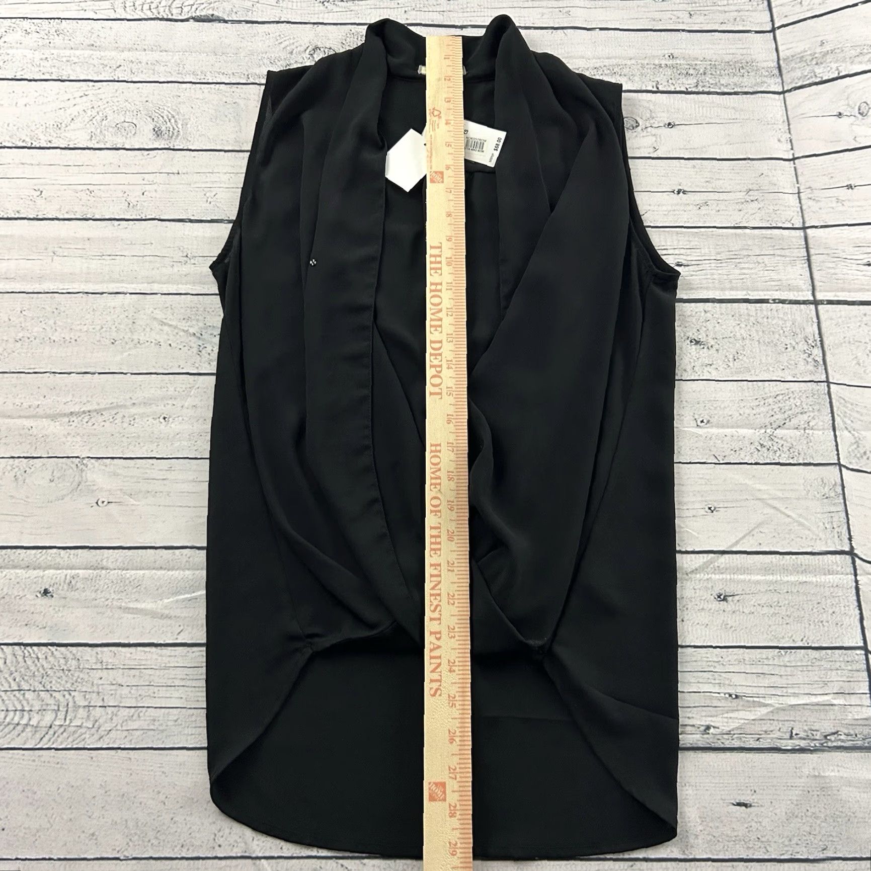 Vintage Pleione Sleeveless Blouse XS Women's Black Size XS / US 0-2 / IT 36-38 - 5 Thumbnail