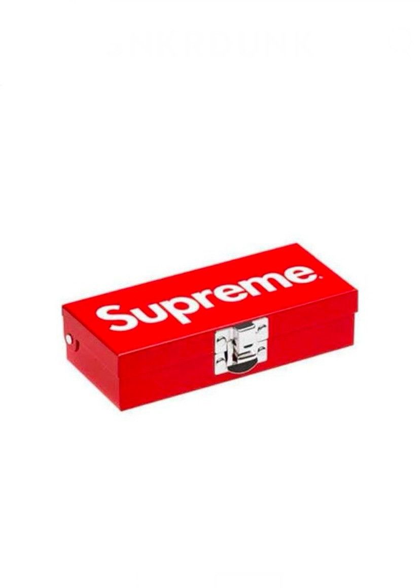 Supreme Supreme Small Metal Storage Box Red Size ONE SIZE - 1 Thumbnail