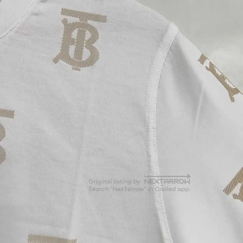 Burberry Burberry Logo White Cotton Short Sleeve T-Shirt. Size US L / EU 52-54 / 3 - 5 Thumbnail