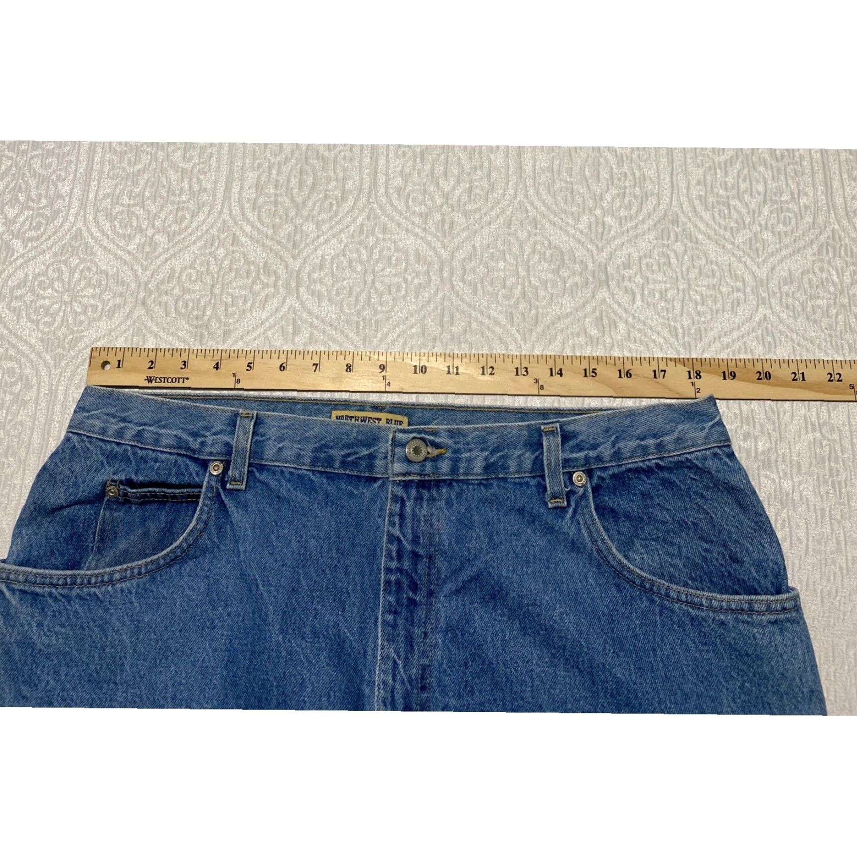 Vintage VINTAGE Northwest Blue Company Jeans Women 22W Plus Regular High Rise Blue Denim USA Size 40" / US 18 - 5 Thumbnail