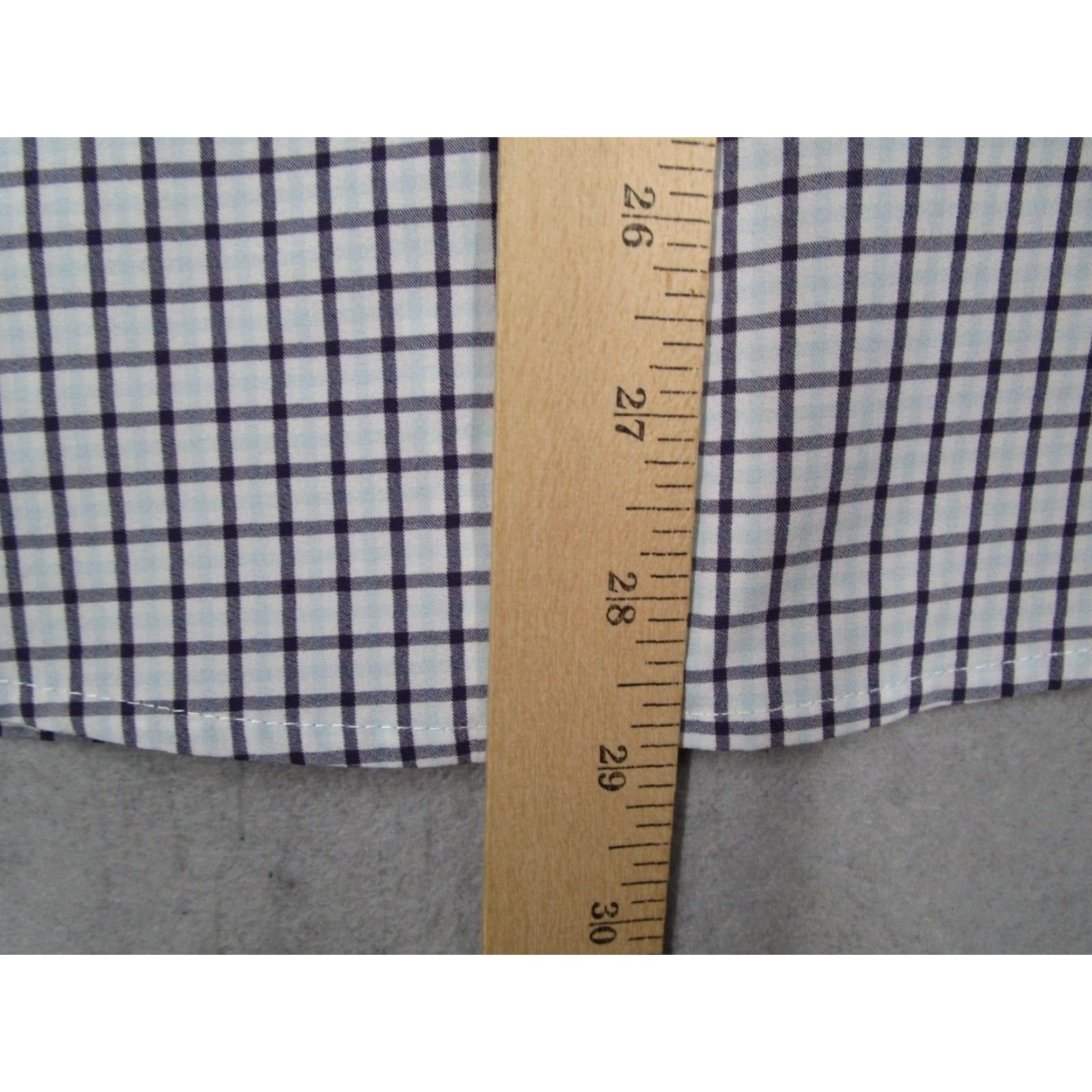 Mizzen+Main Mizzen+Main Shirt Mens Medium Trim Fit Purple Check Performance Work Made in USA Size US M / EU 48-50 / 2 - 7 Thumbnail