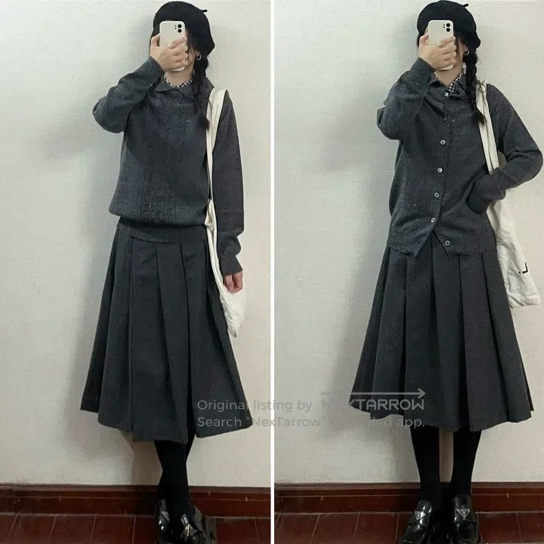 Comme des Garcons Comme des Garcons Reversible round-collar thick hand-knit Size S / US 4 / IT 40 - 2 Thumbnail