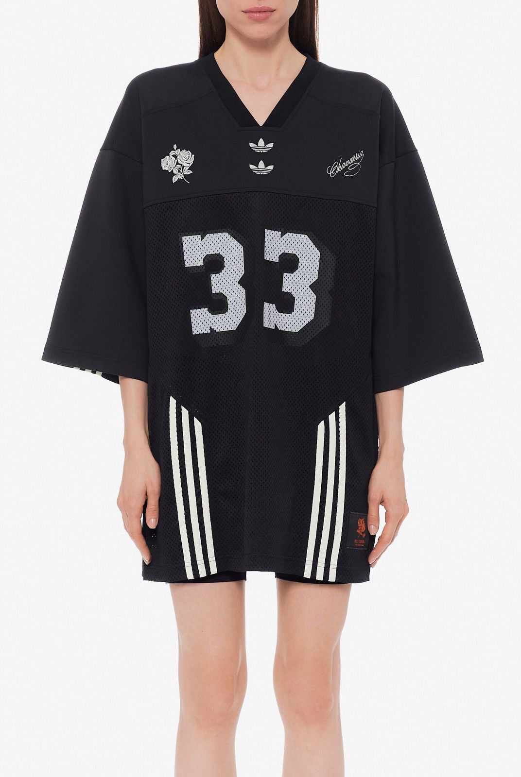 Adidas × Willy Chavarria Last Adidas x Willy Chavarria Jersey Logo Black T-Shirt Size S / US 4 / IT 40 - 1 Thumbnail