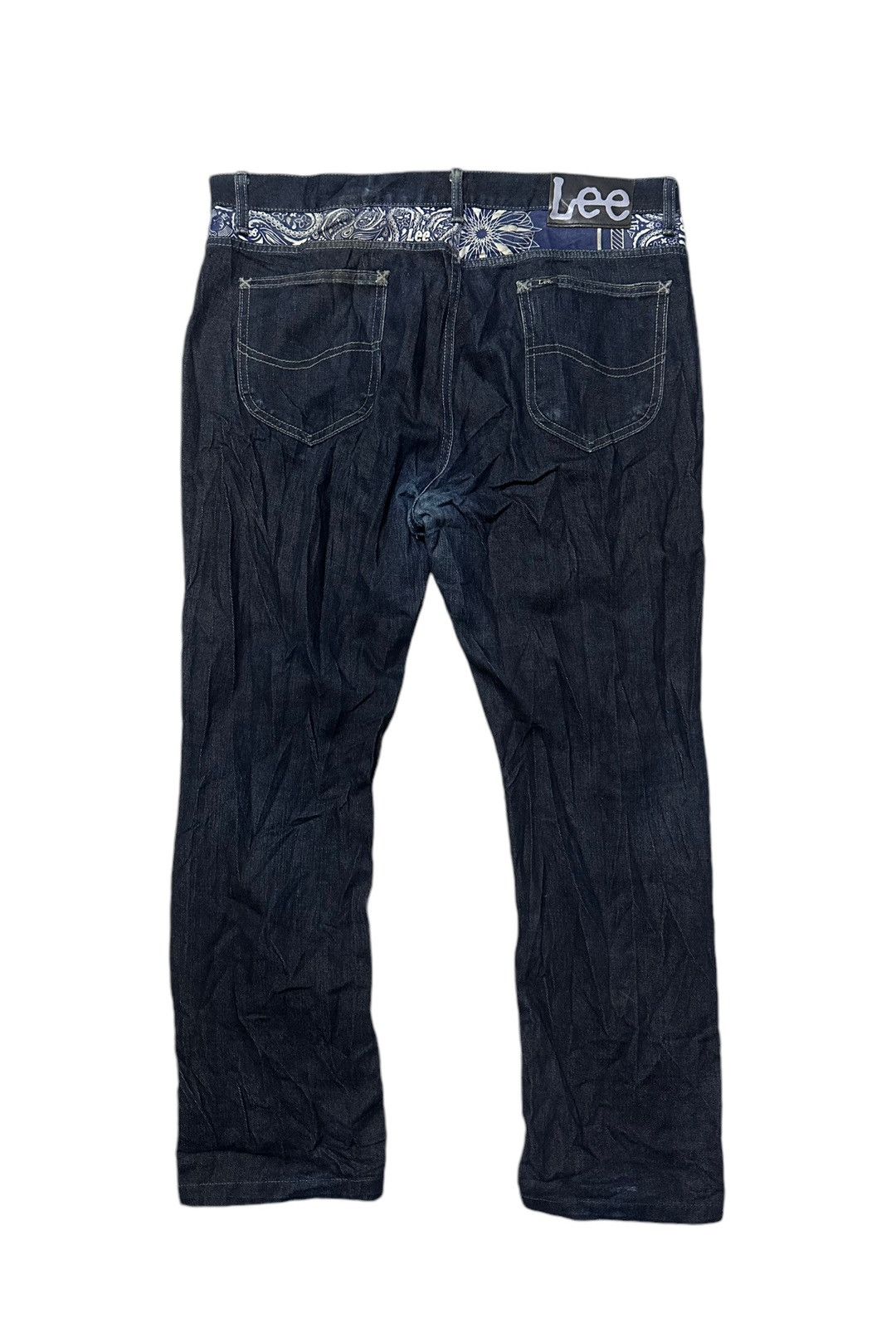 Lee Lee x Xlarge bandana blue denim jeans Size US 37 - 1 Thumbnail