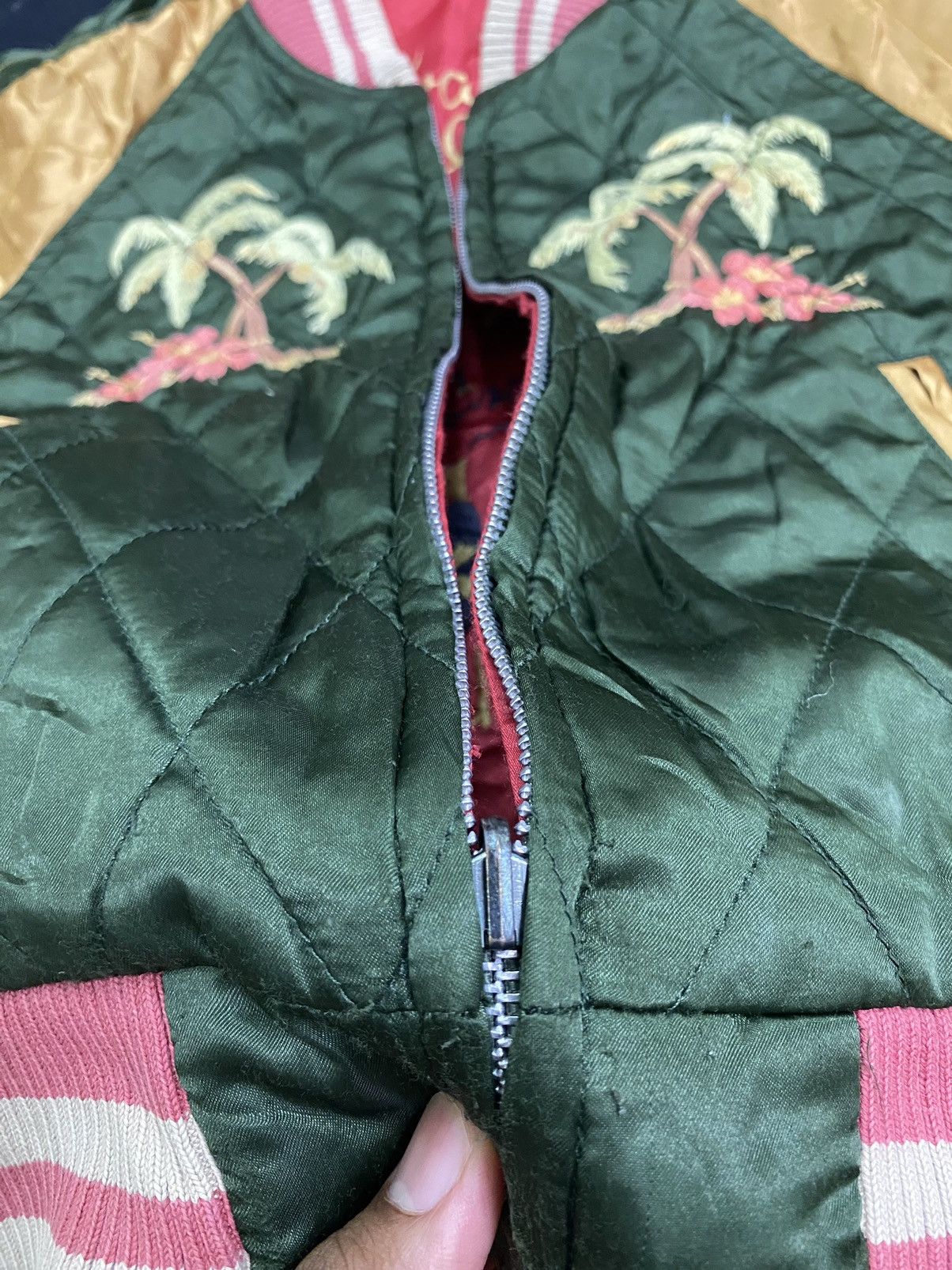 Japanese Brand Kids sukajan hawaii jacket Size US XXS / EU 40 - 4 Thumbnail
