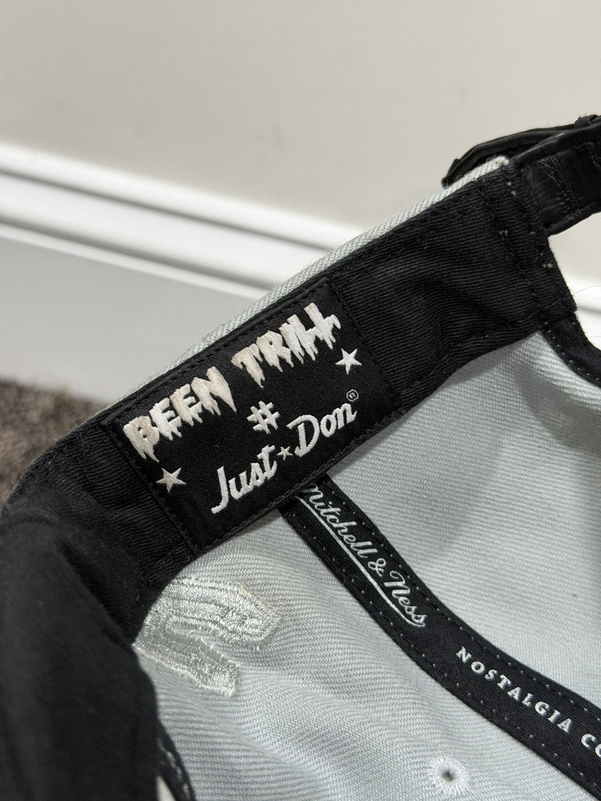 Just Don × Mitchell & Ness × Rsvp Gallery Just Don M&N x Been Trill San Antonio Spurs Gray Python Hat Size ONE SIZE - 10 Thumbnail