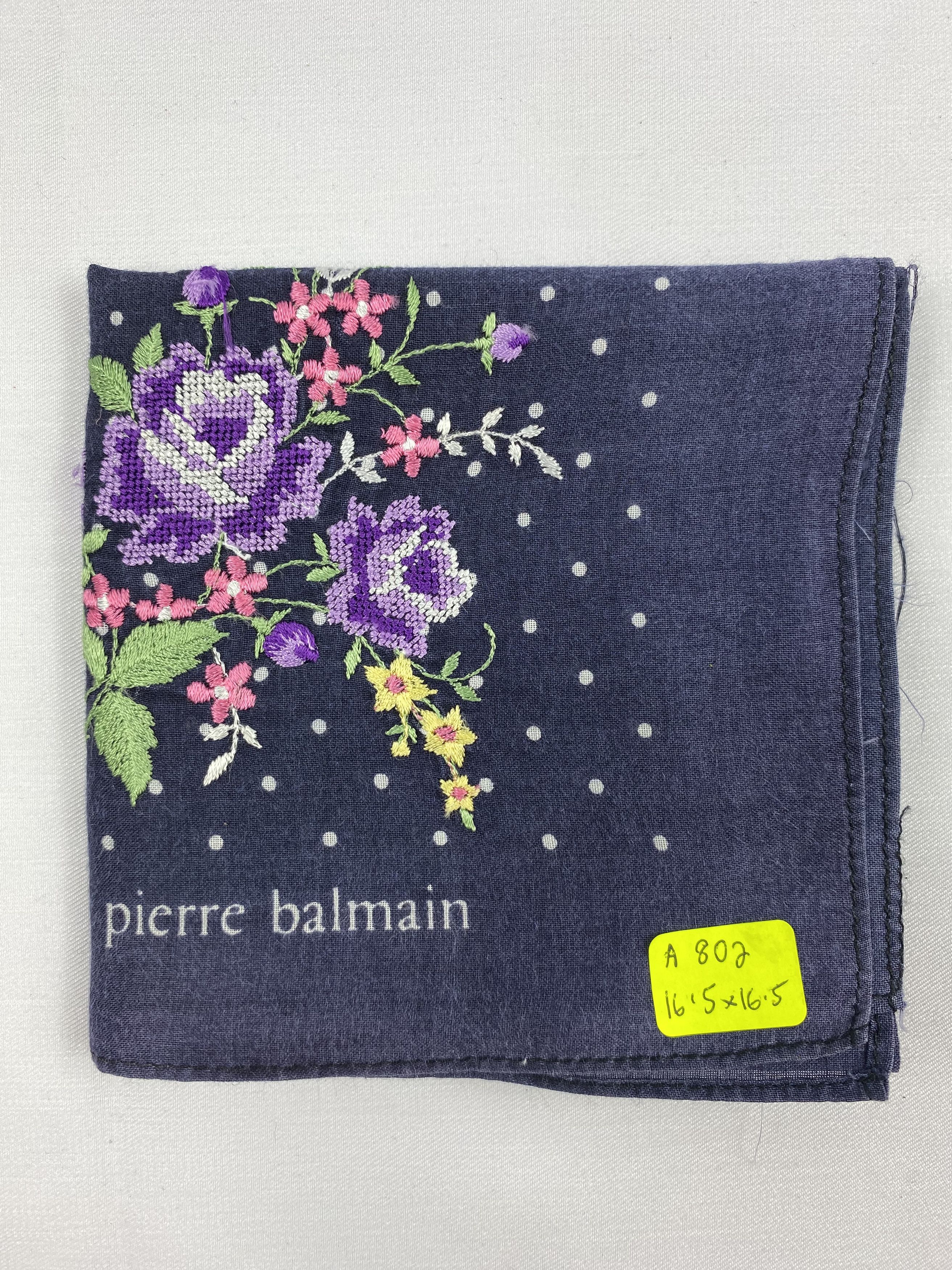 Pierre Balmain × Vintage Vintage Pierre Balmain Handkerchief / Bandana / Neckerchief Size ONE SIZE - 6 Thumbnail