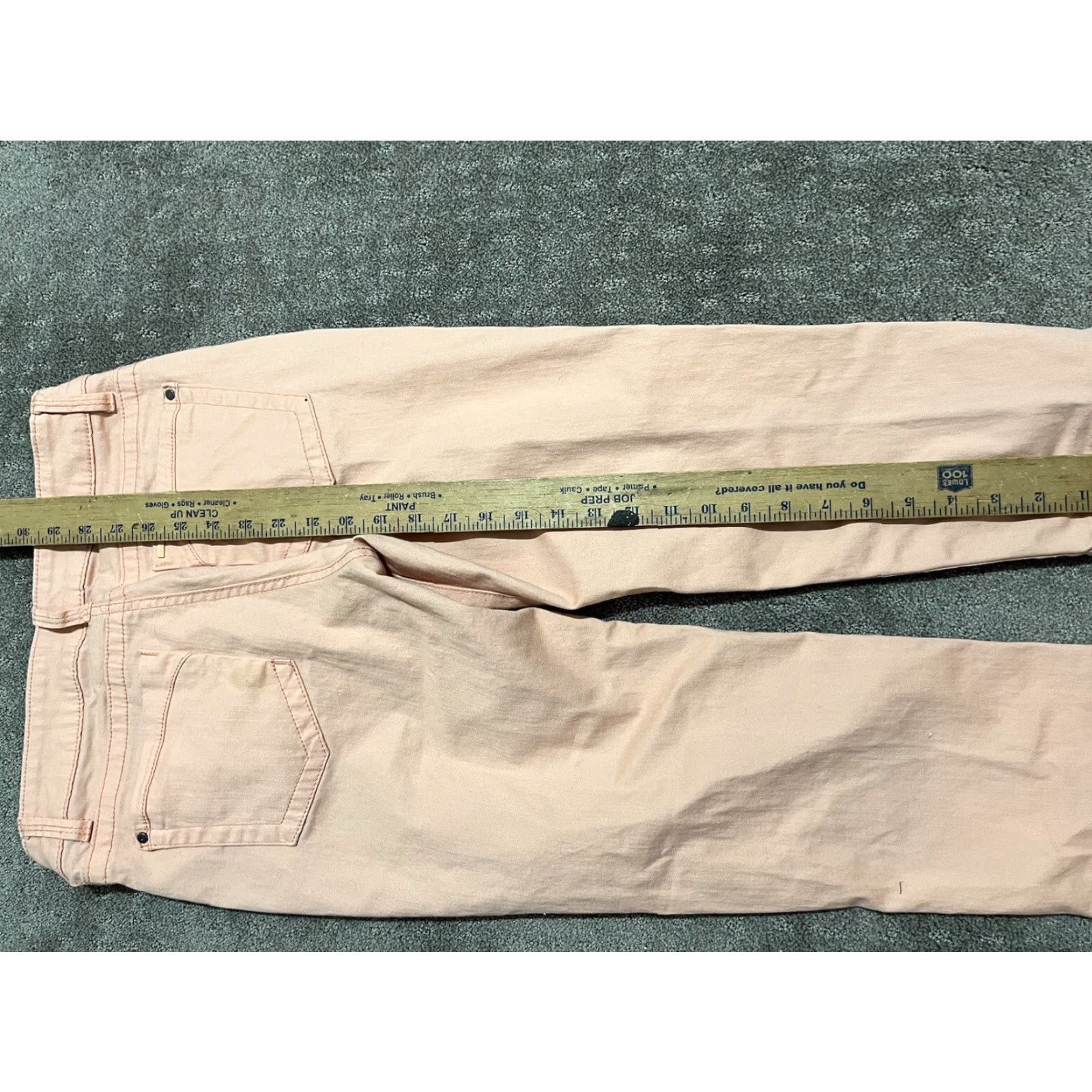 Lee Lee Denim Slender Secret Straight Leg Jeans 6 Petite Pink Stretch Women's Size 30" / US 8 / IT 44 - 5 Thumbnail