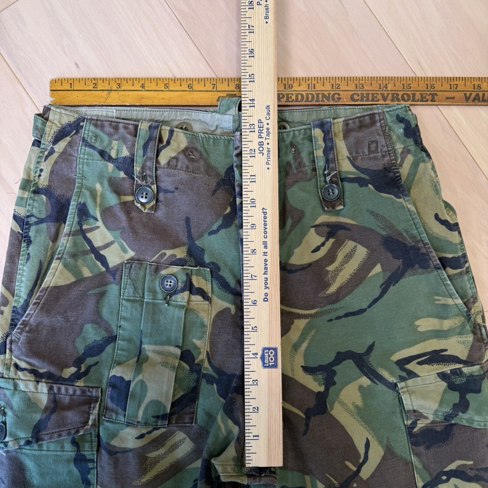 Vintage Vintage British Army Pants 30 Green Camouflage 70s Utility Size US 30 / EU 46 - 6 Thumbnail