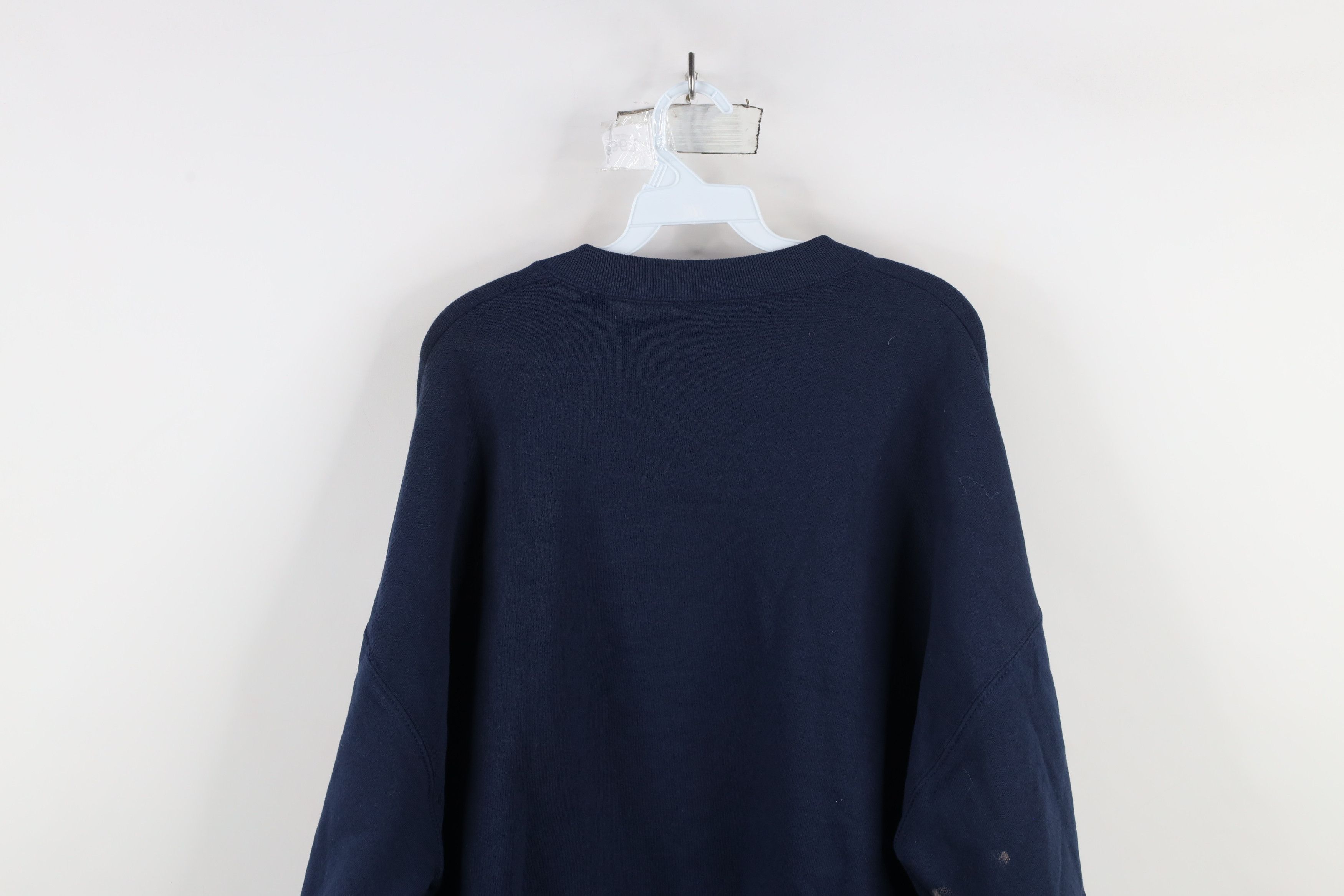 Vintage Vintage 90s Streetwear Luau Crewneck Sweatshirt Navy Blue Size US XXL / EU 58 / 5 - 12 Thumbnail