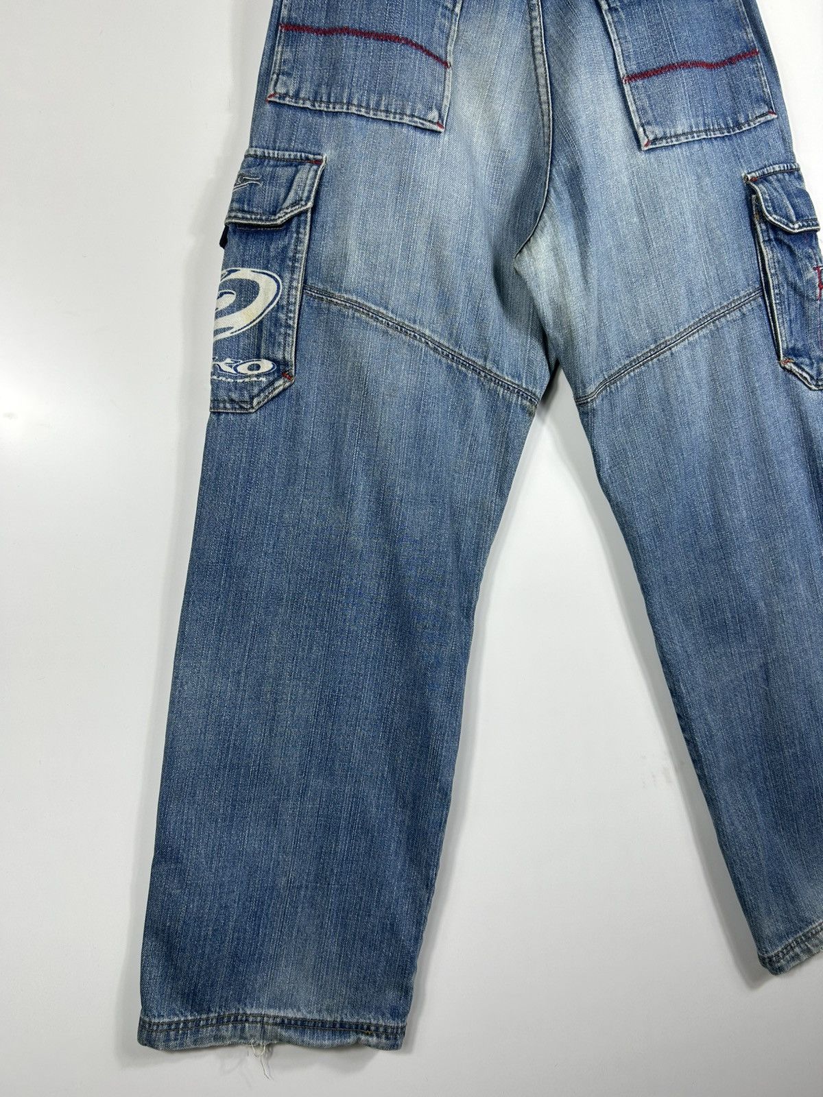 Vintage ⚡️Vintage Piko Hawaiian Cargo Loose Denim Size US 31 - 14 Thumbnail