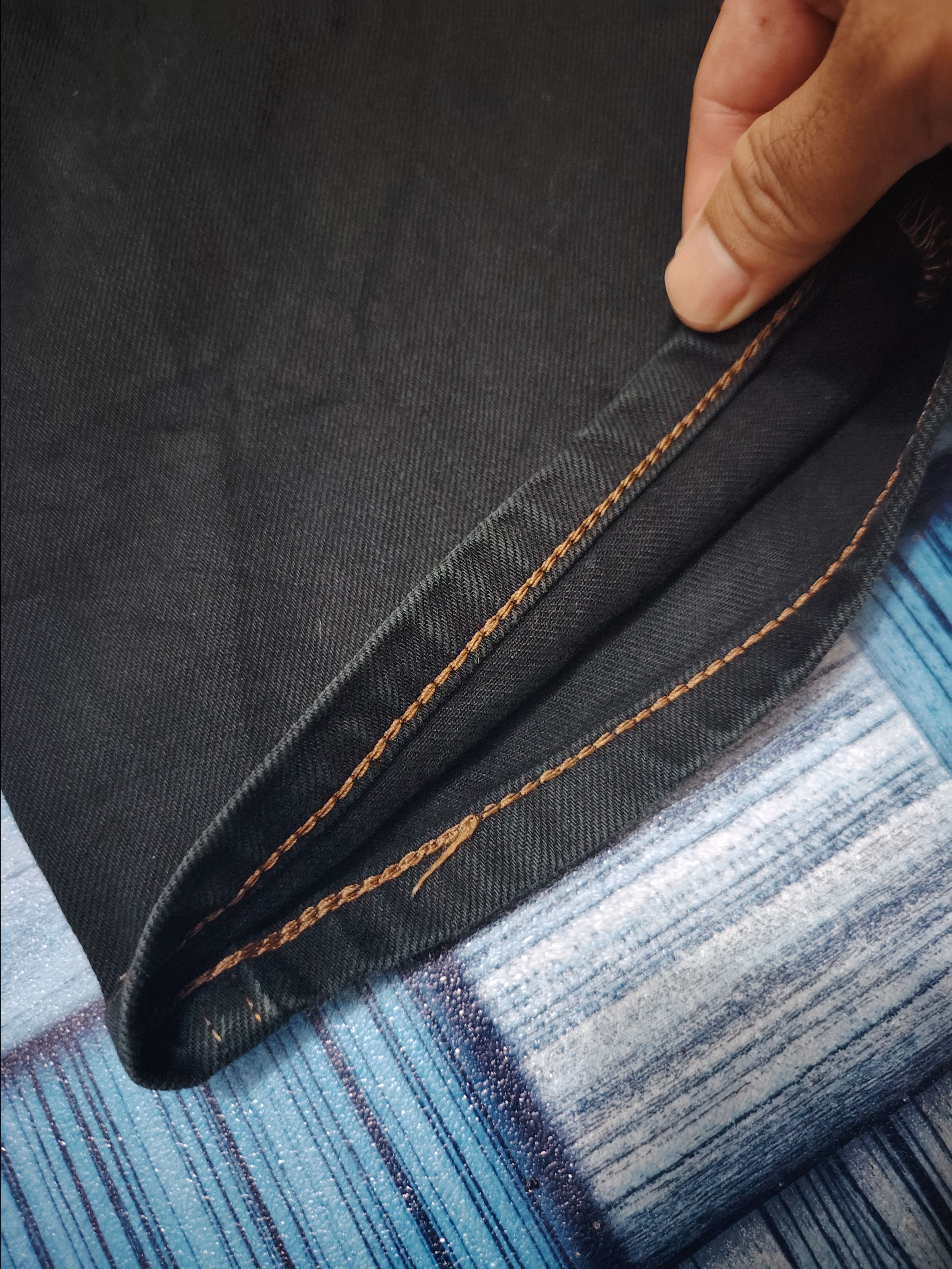 Who Decides War Japanese Edwin Exclusive Vintage flared Jeans Size US 31 - 11 Thumbnail
