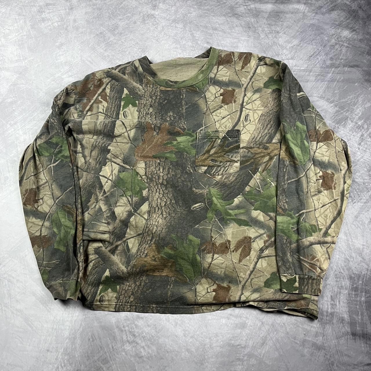 Designer Vintage 90’s camo long sleeve Size US XL / EU 56 / 4 - 1 Thumbnail