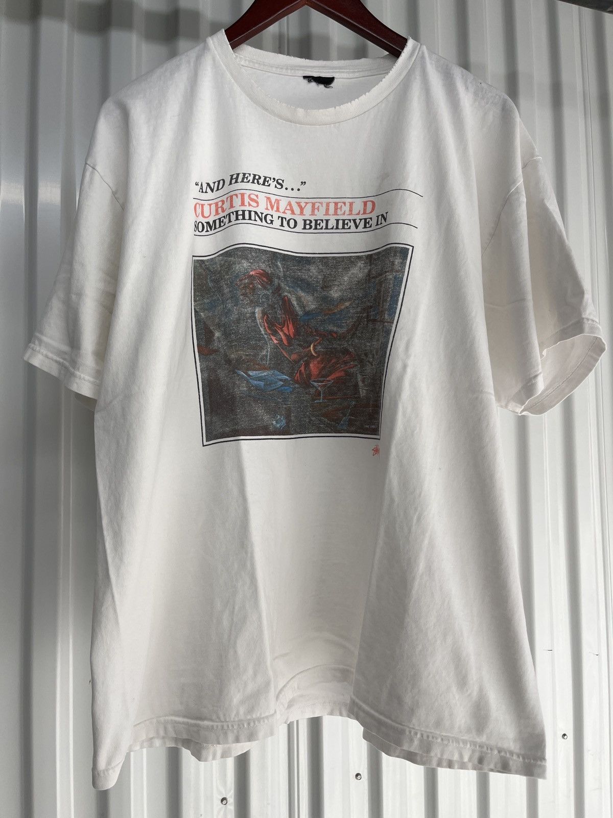 Stussy Stussy Curtis Mayfieeld tee shirt Size US XL / EU 56 / 4 - 1 Thumbnail