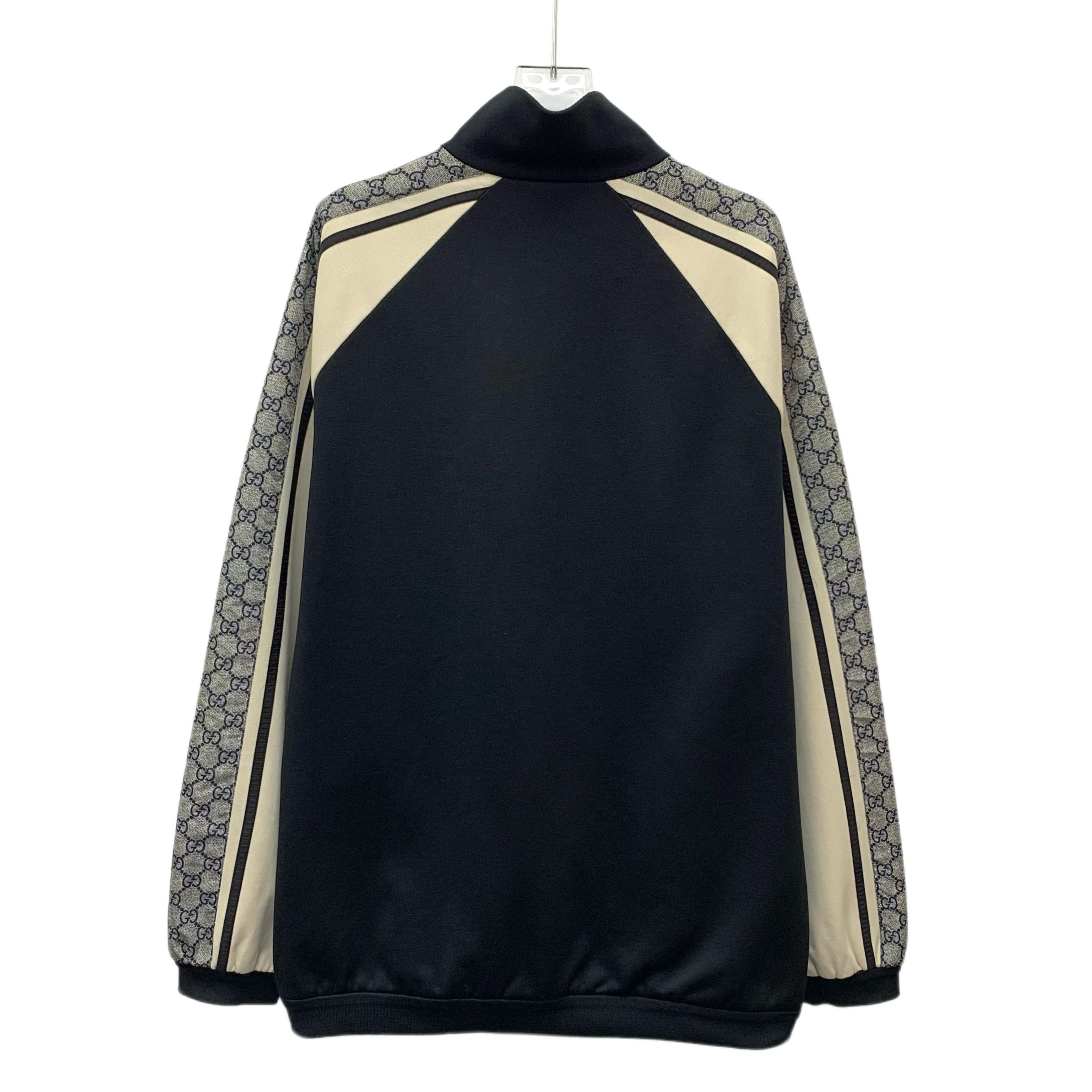 Gucci Gucci Side Stripe Logo Zip Jacket Black (M) Size US M / EU 48-50 / 2 - 2 Thumbnail