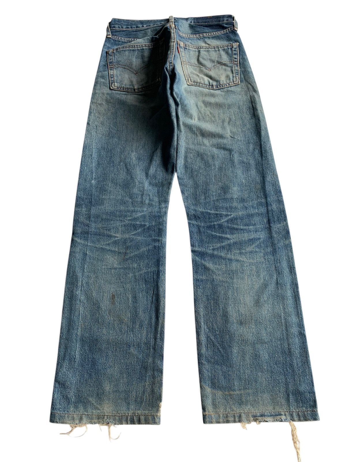 Levi's VINTAGE LEVIS BIG E SELVEDGE 502 XX DISTRESSED DENIM Size US 27 - 4 Thumbnail