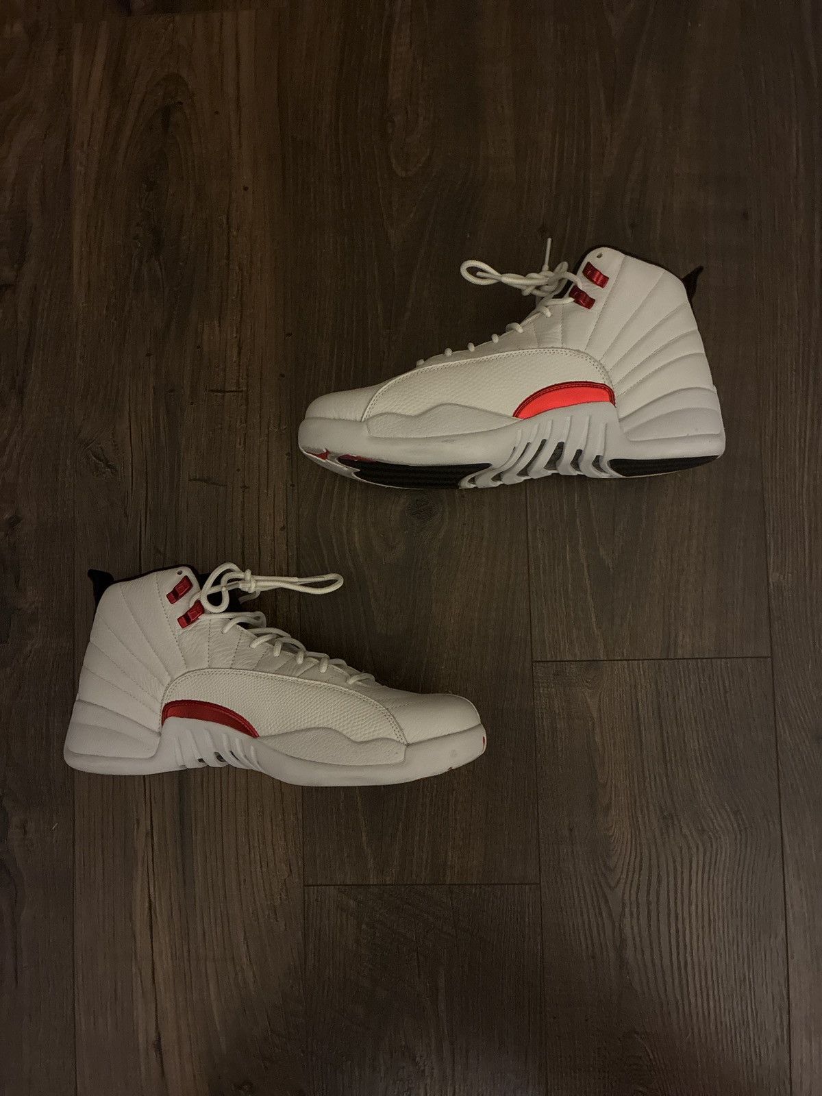 Jordan Brand Air Jordan 12 Retro “Rising Sun” White Red Size US 12 / EU 45 - 4 Thumbnail