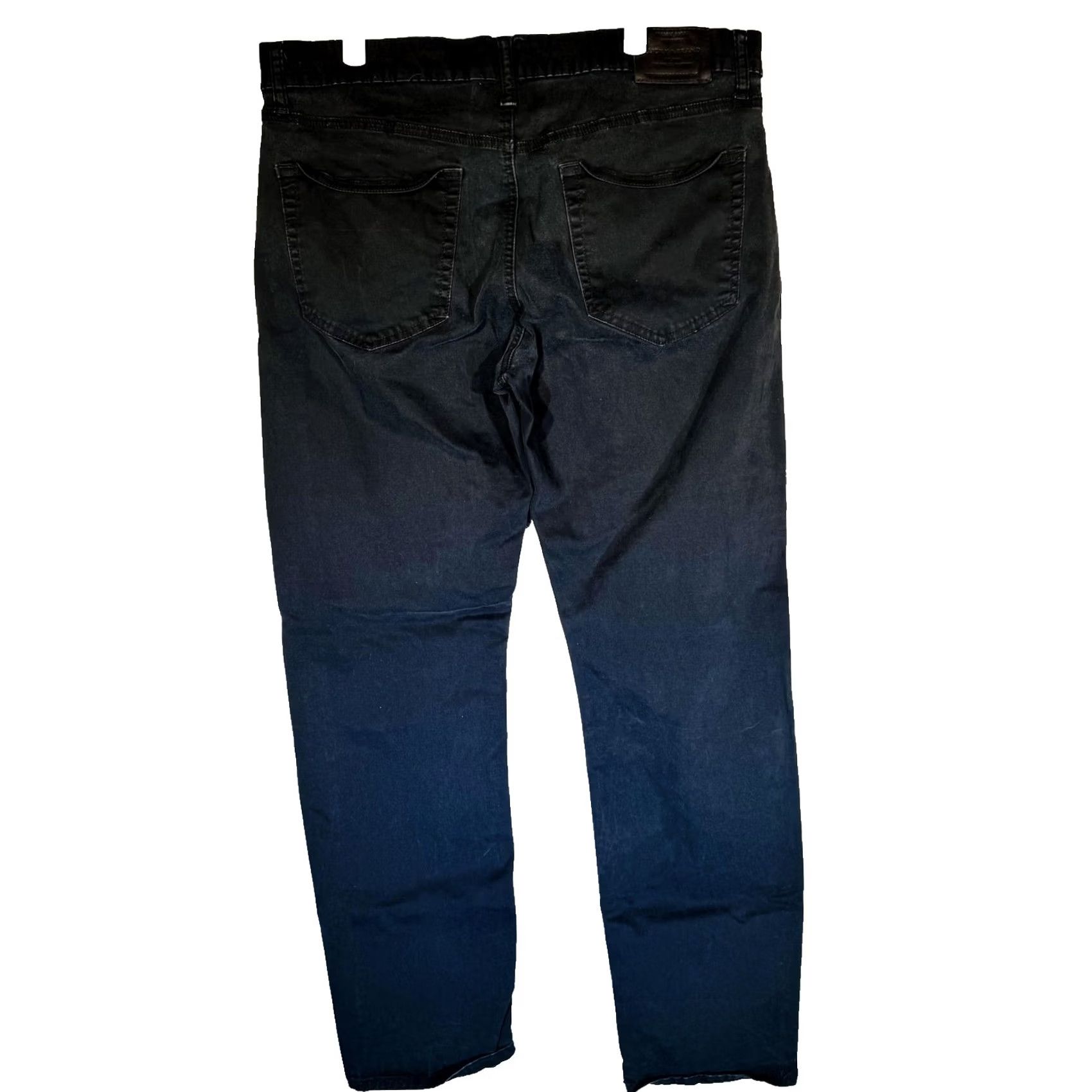 Lucky Brand Lucky Brand 121 Jeans Slim Tapered Zip Fly 36x32 Black Charcoal Wash Denim Mens Regular Size 36 Pants Size US 36 / EU 52 - 6 Thumbnail