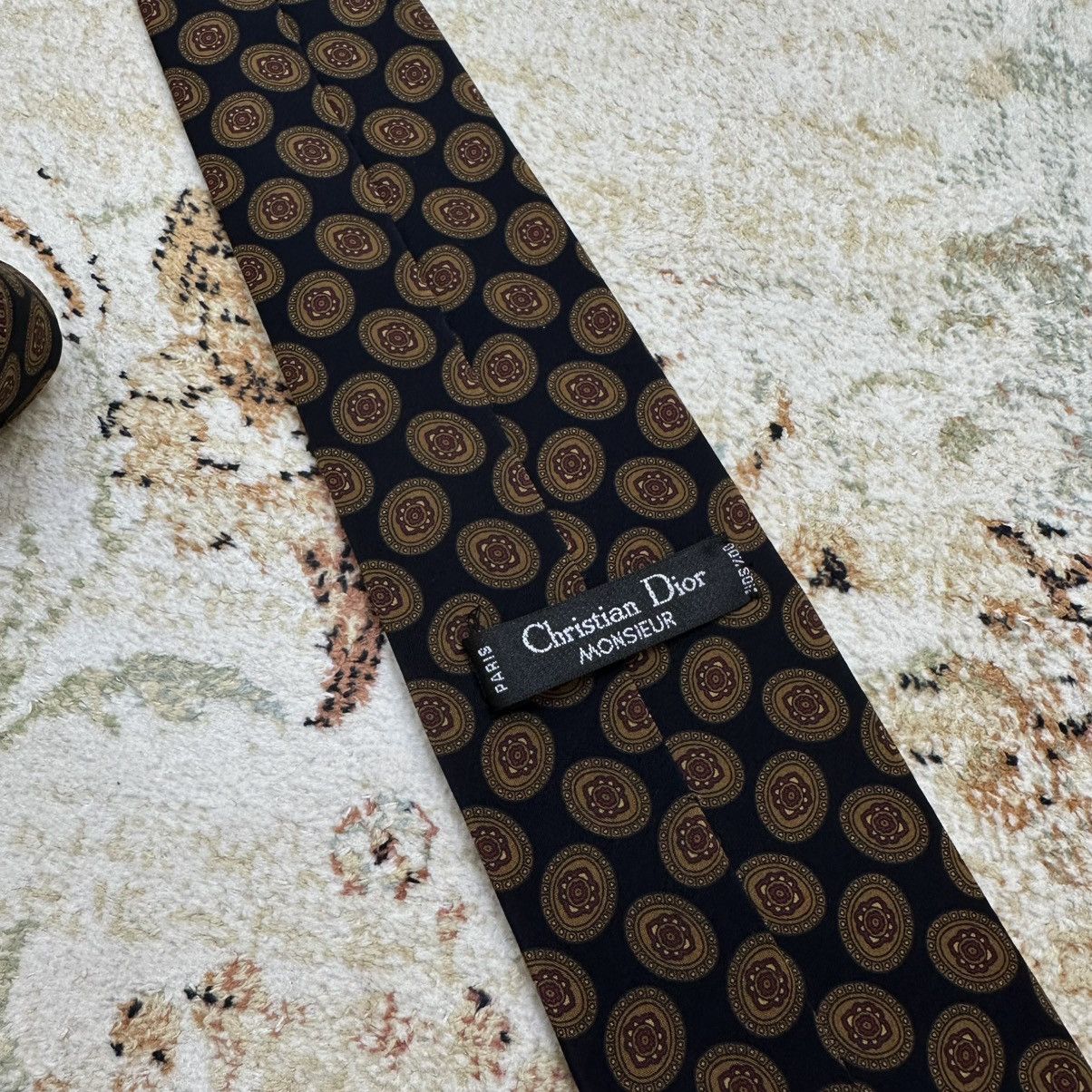 Christian Dior Monsieur Vintage Tie Christian Dior Monsieur Silk Y2K 90s USA Size ONE SIZE - 4 Thumbnail