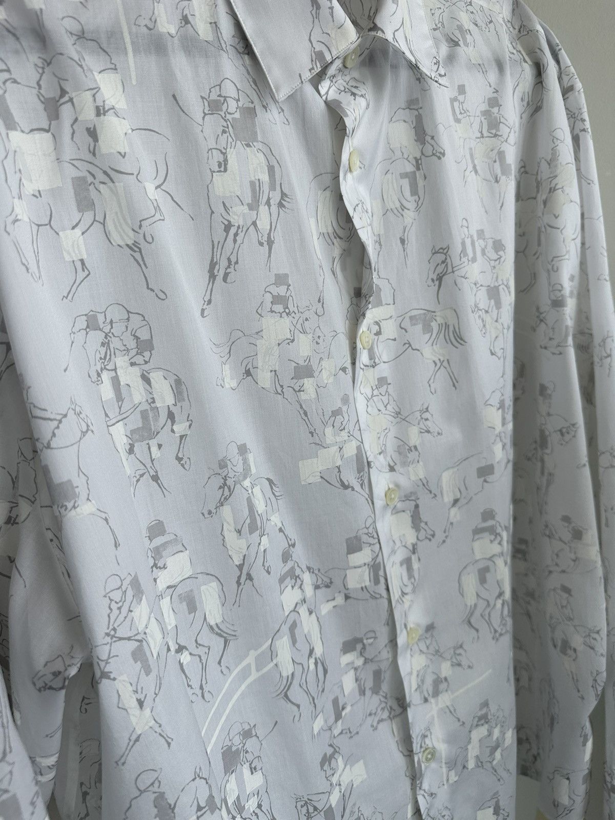 Hermes Super Runway Hermes Equestrian Shirt Size US L / EU 52-54 / 3 - 19 Thumbnail