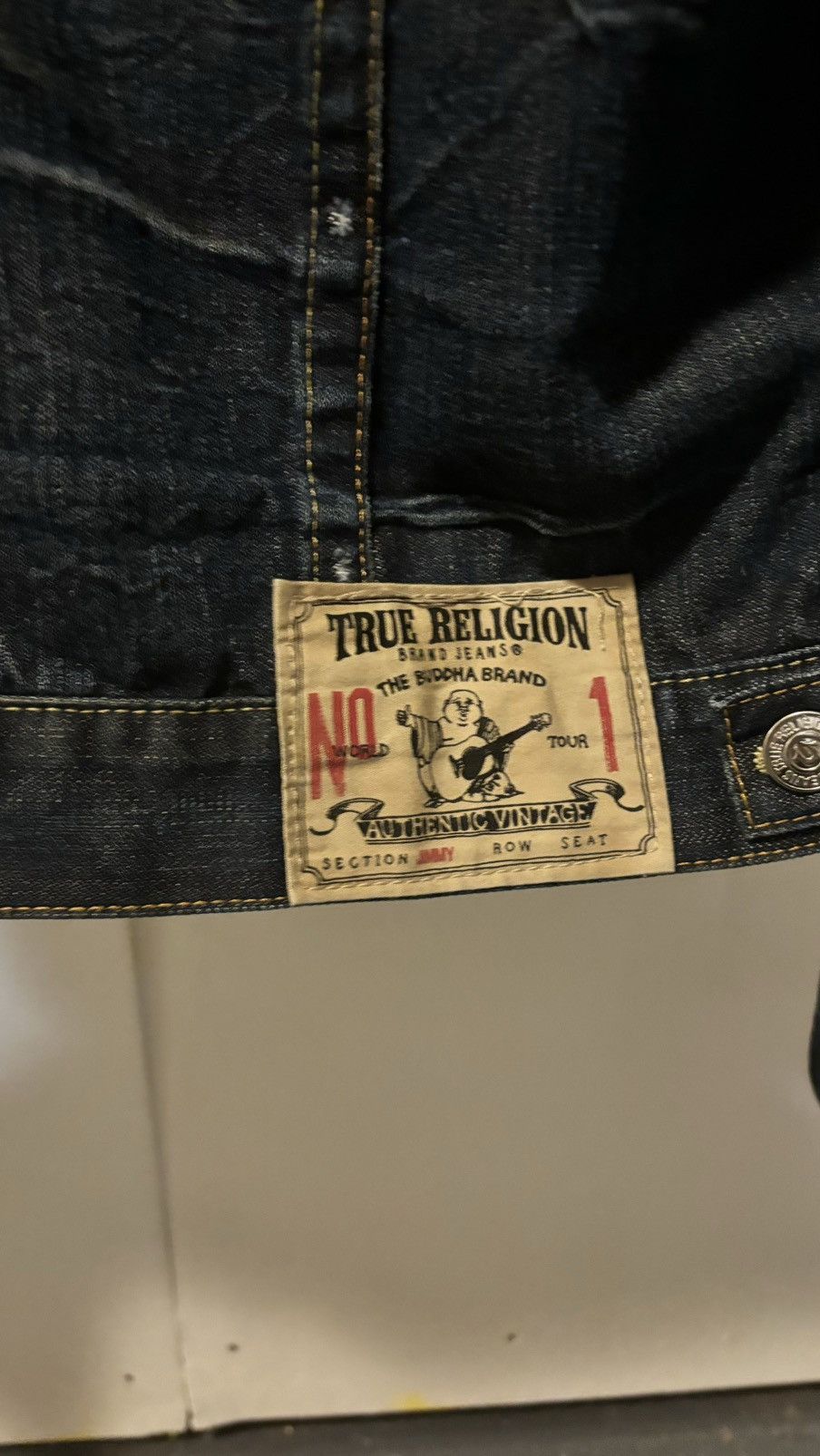 Levi's Vintage True Religion Denim Jacket Size US XL / EU 56 / 4 - 3 Thumbnail