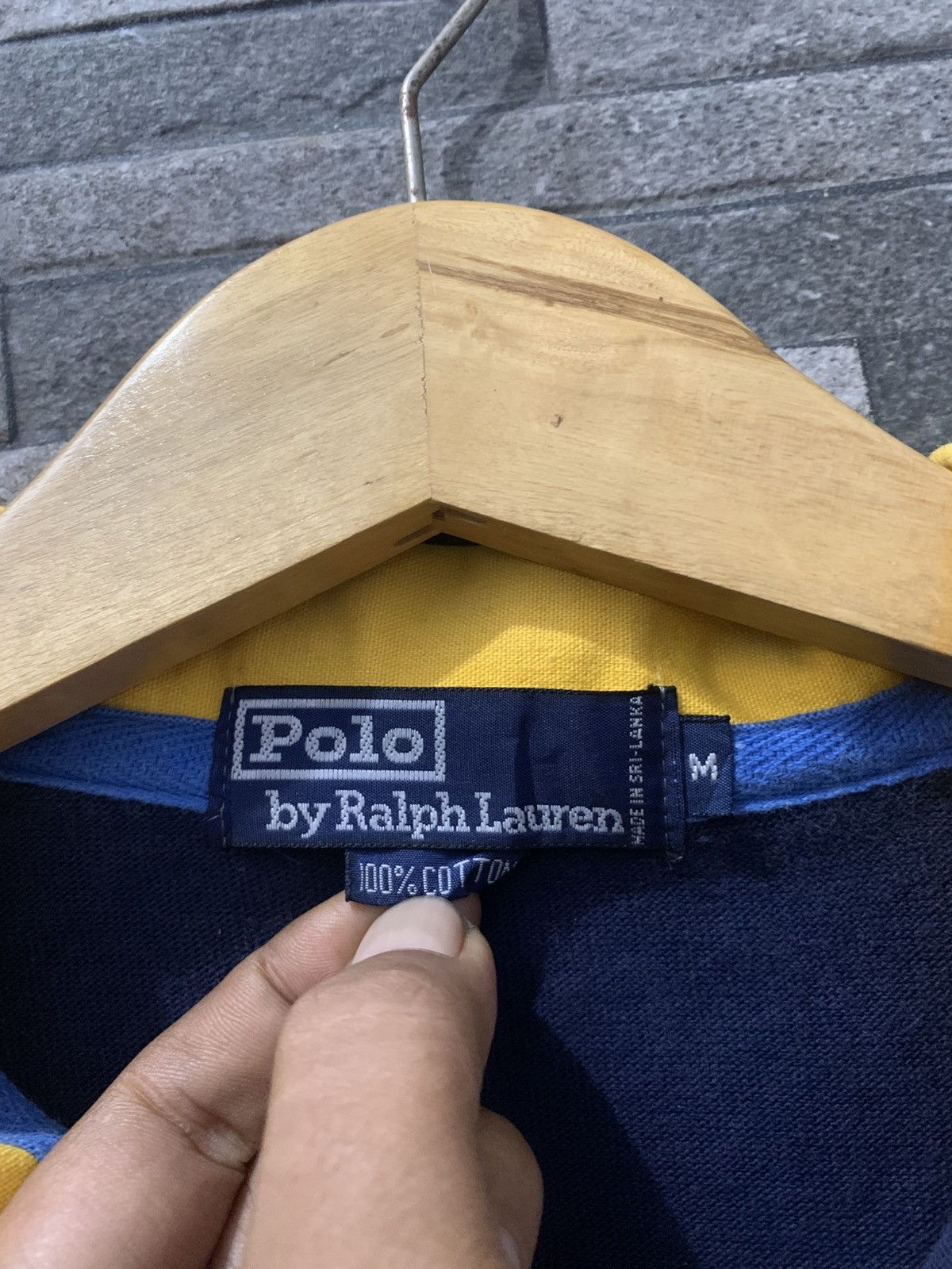 Polo Ralph Lauren Vintage 1993 Polo RLPC67 Rugby Poloshirt Size US XL / EU 56 / 4 - 3 Thumbnail