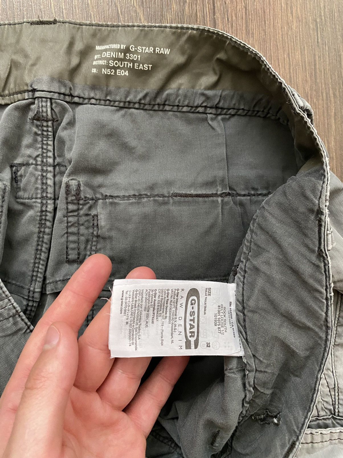 G-Star G-Star Raw Faded Cargo Shorts Multipocket Size US 32 / EU 48 - 14 Thumbnail