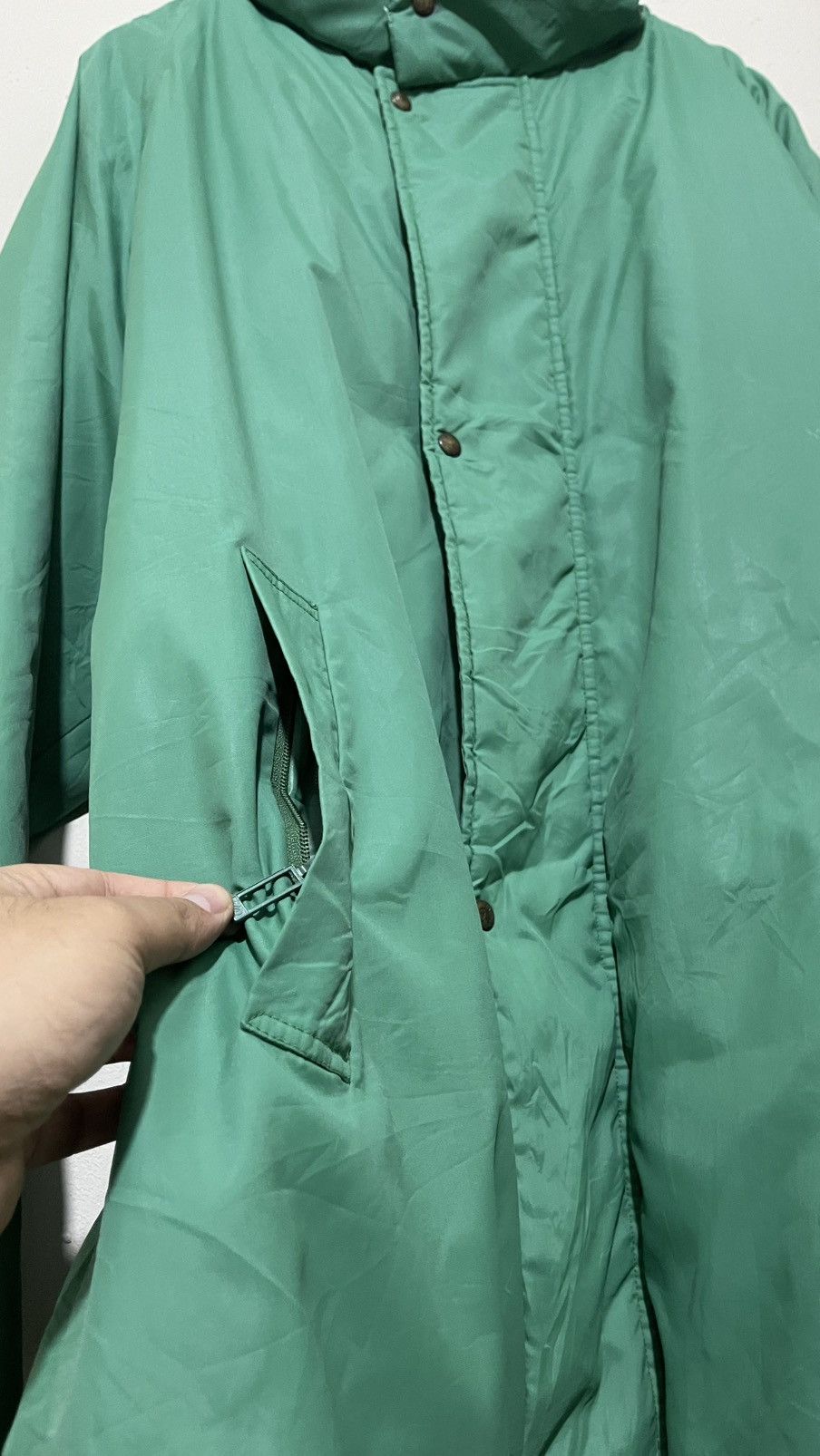 Moncler Grenoble Vintage Moncler Grenoble 80s Green Down Jacket Size US XL / EU 56 / 4 - 19 Thumbnail