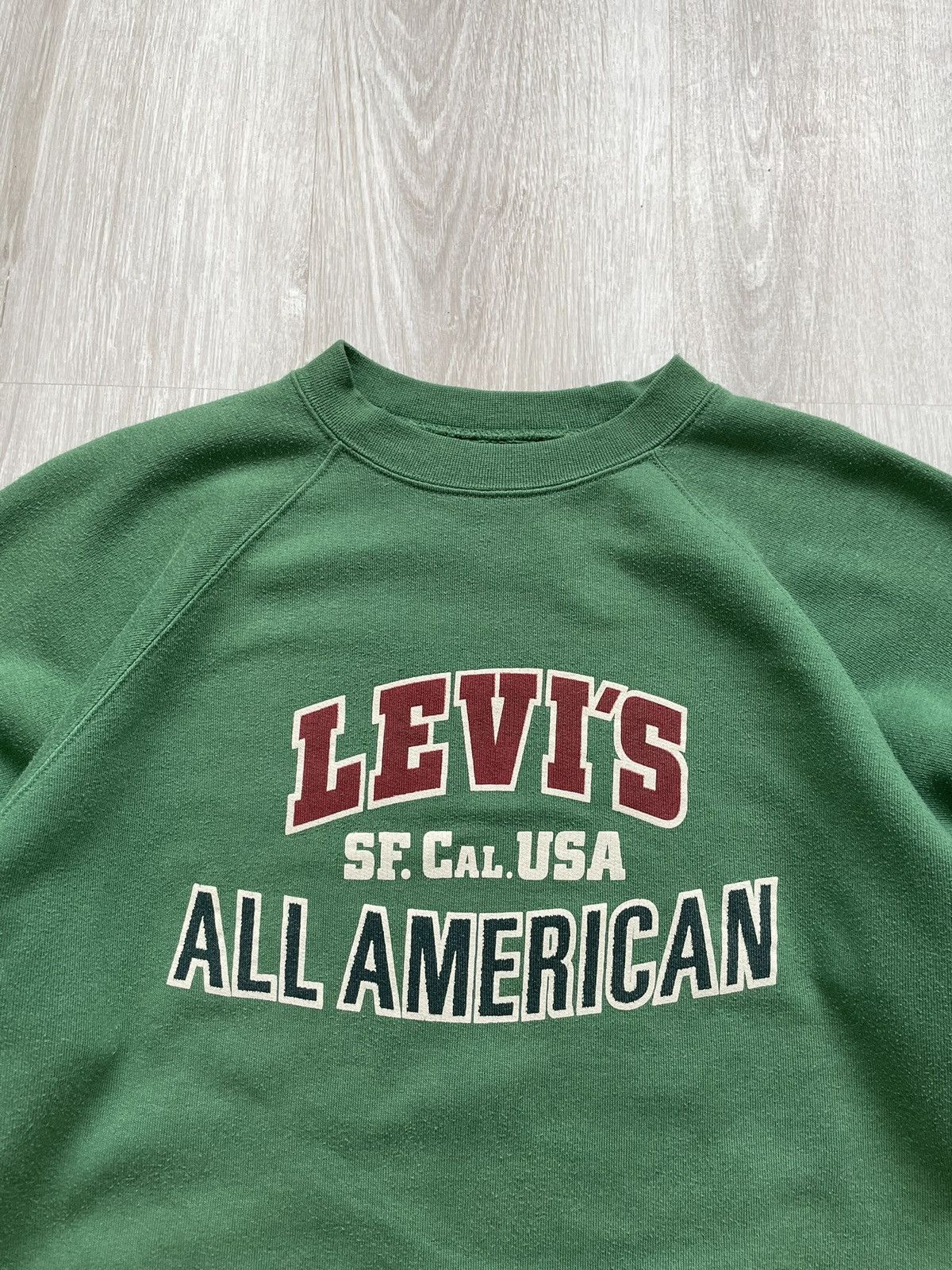 Levi's × Levi's Vintage Clothing × Vintage Levis Vintage Rare Sweatshirt USA All American Boxy Fit Size US M / EU 48-50 / 2 - 2 Thumbnail