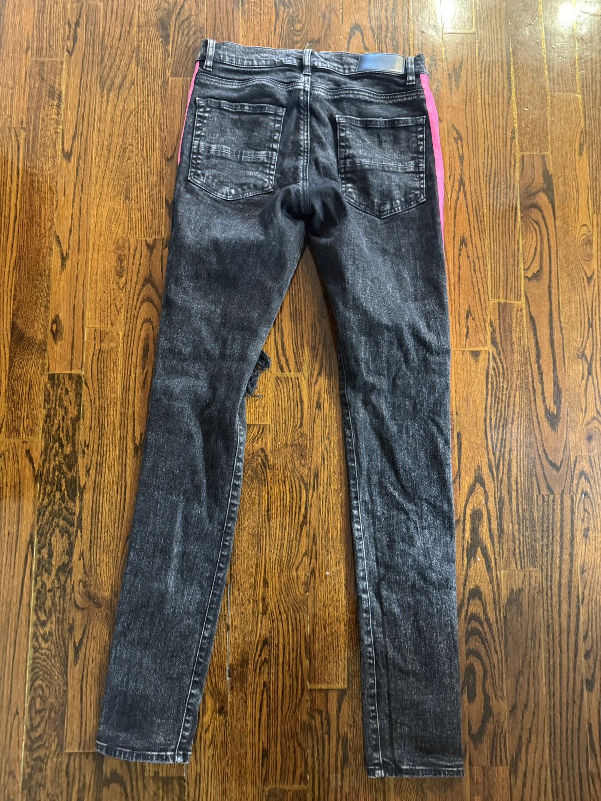 Amiri Amiri pink stripe jeans Size US 30 / EU 46 - 7 Thumbnail