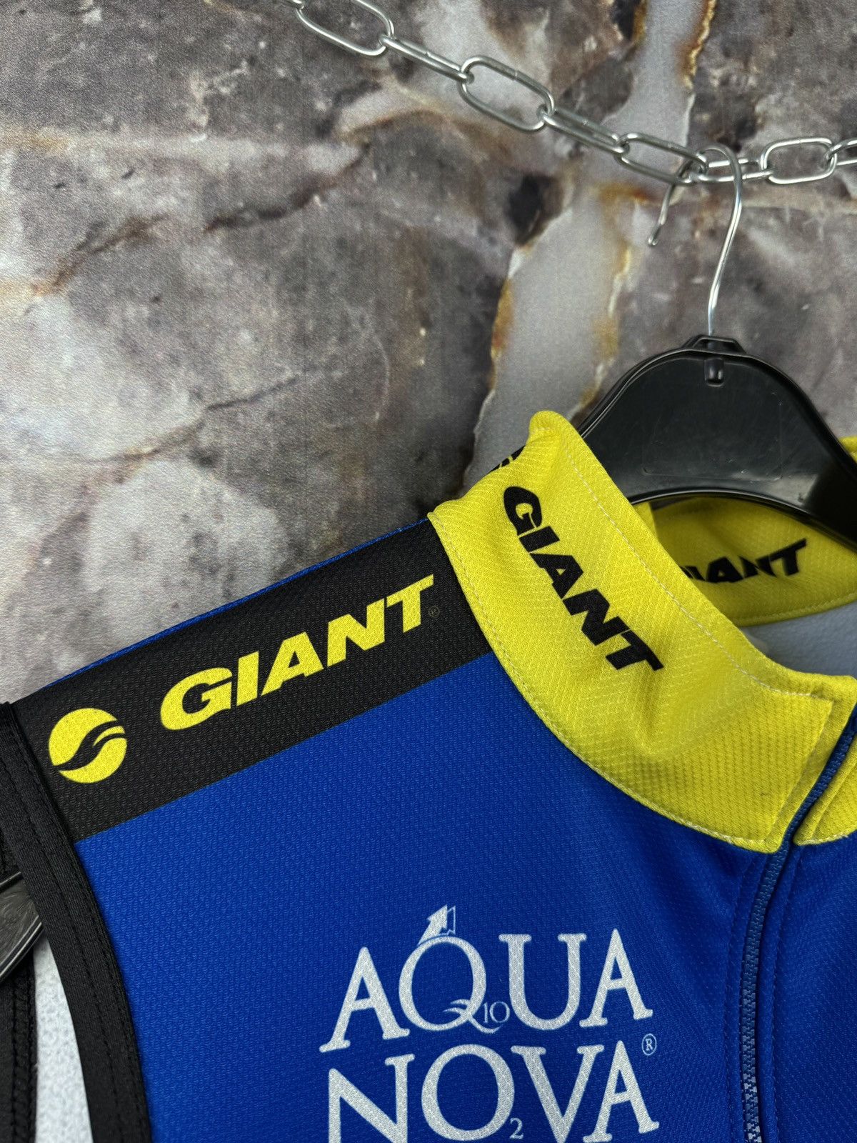 Giant Vintage Giant Cycling Jersey Vest Blue/Yellow SRAM Size US L / EU 52-54 / 3 - 7 Thumbnail