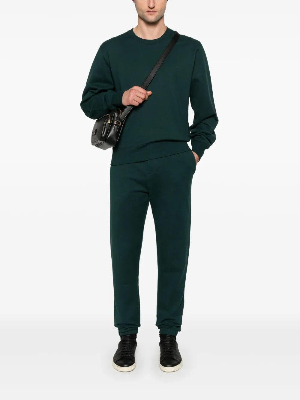Saint Laurent Paris o1bcso1str1025 Cassandre Sweatshirt in Dark Green Size US M / EU 48-50 / 2 - 2 Thumbnail