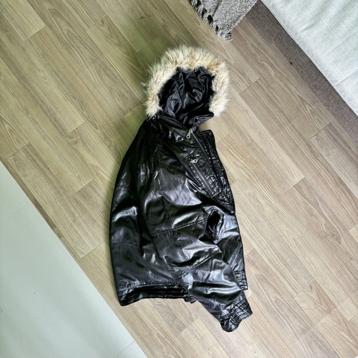 If Six Was Nine × Japanese Brand × Le Grande Bleu (L.G.B.) Nylaus Design Ifsixwasnine LGB Style fur jacket vintage Size US L / EU 52-54 / 3 - 2 Thumbnail