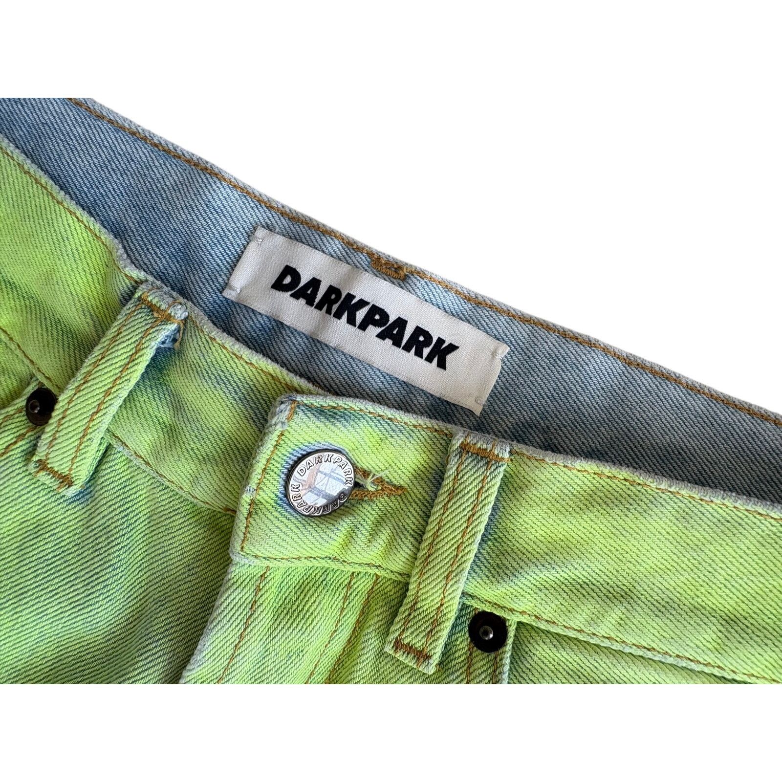 Other Darkpark green acid wash jeans Size US 29 - 5 Thumbnail