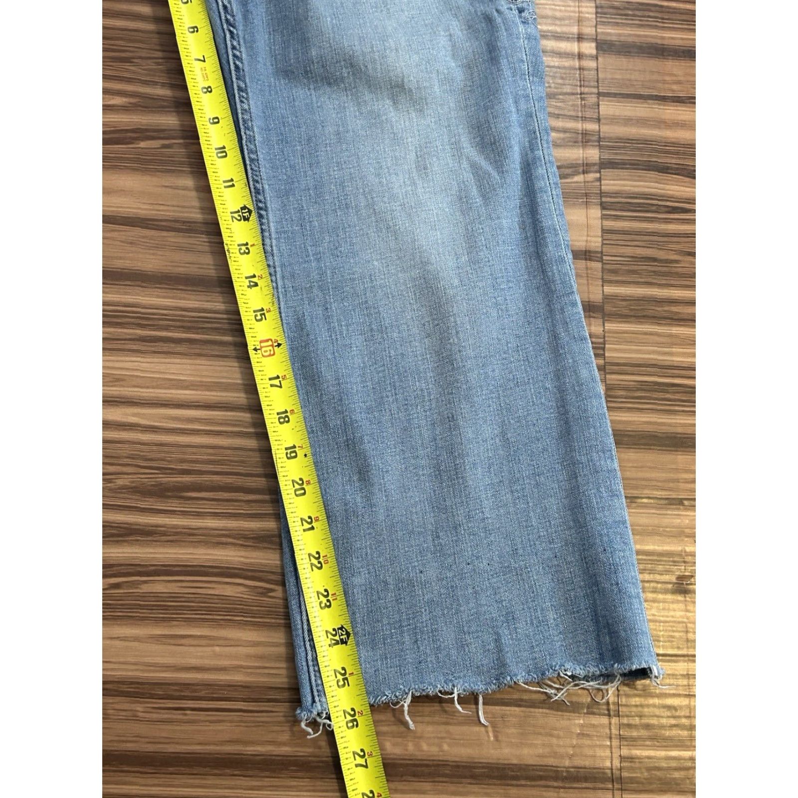 Levi's Levi's Women’s Classic Boot Jeans Blue Denim 24W Regular Zip Mid Bootcut Size 42" / US 20 - 3 Thumbnail