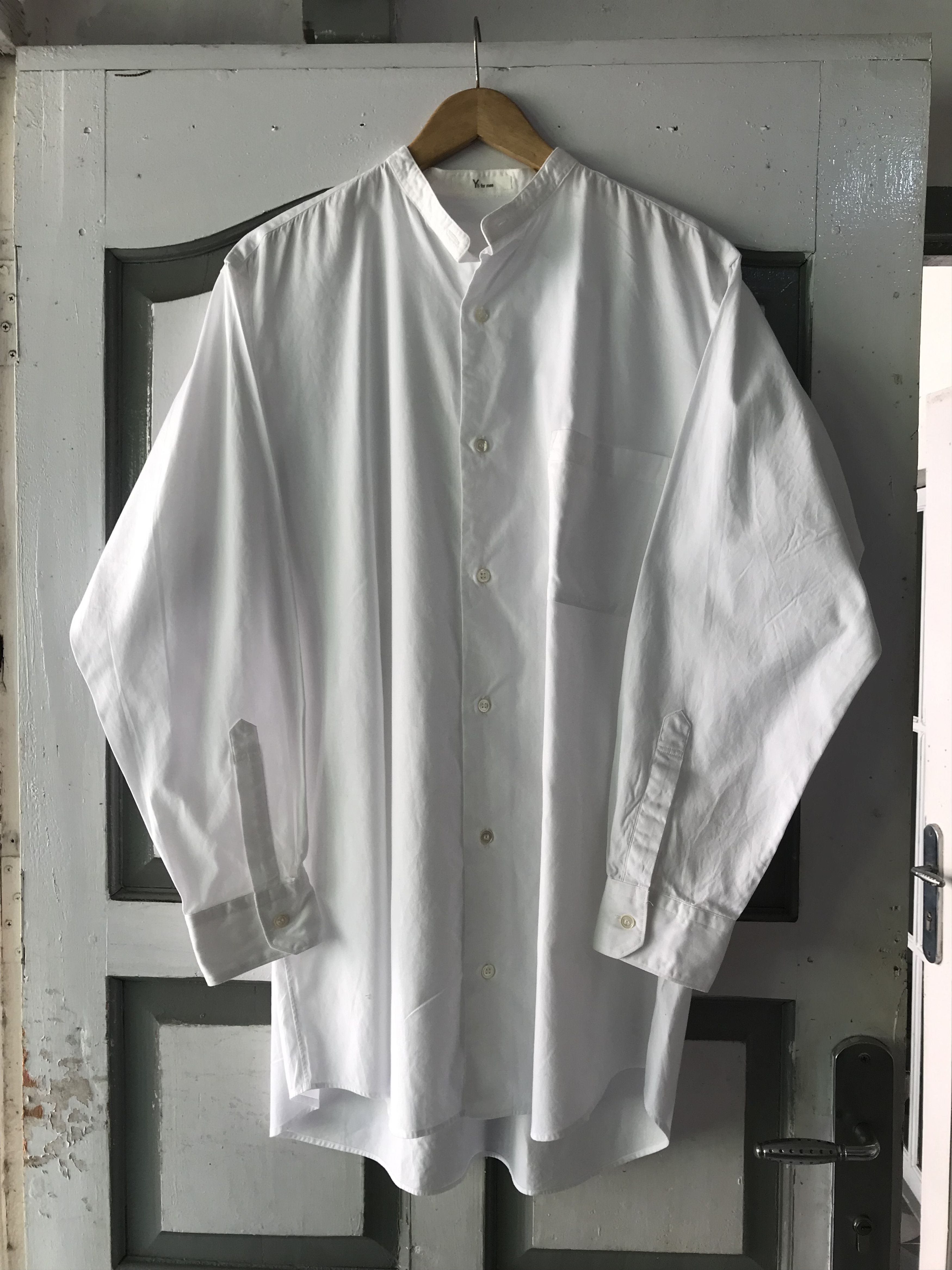 Y's for Men × Yohji Yamamoto Yohji Yamamoto Y's For men White Shanghai shirts Size US XL / EU 56 / 4 - 1 Thumbnail