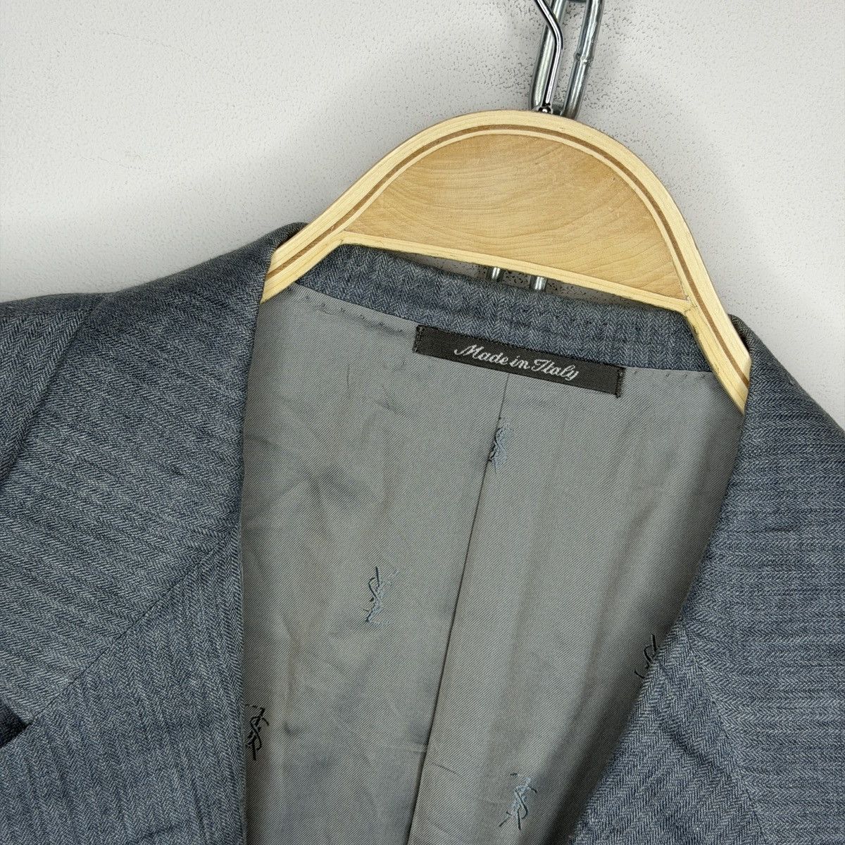 Yves Saint Laurent Yves Saint Laurent Single Breasted Linen Blazer Jacket Size 44R - 5 Thumbnail
